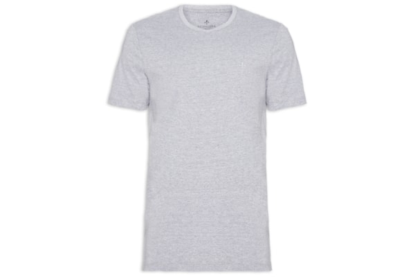 Camiseta Masculina Dc Básica Essenti - Cinza