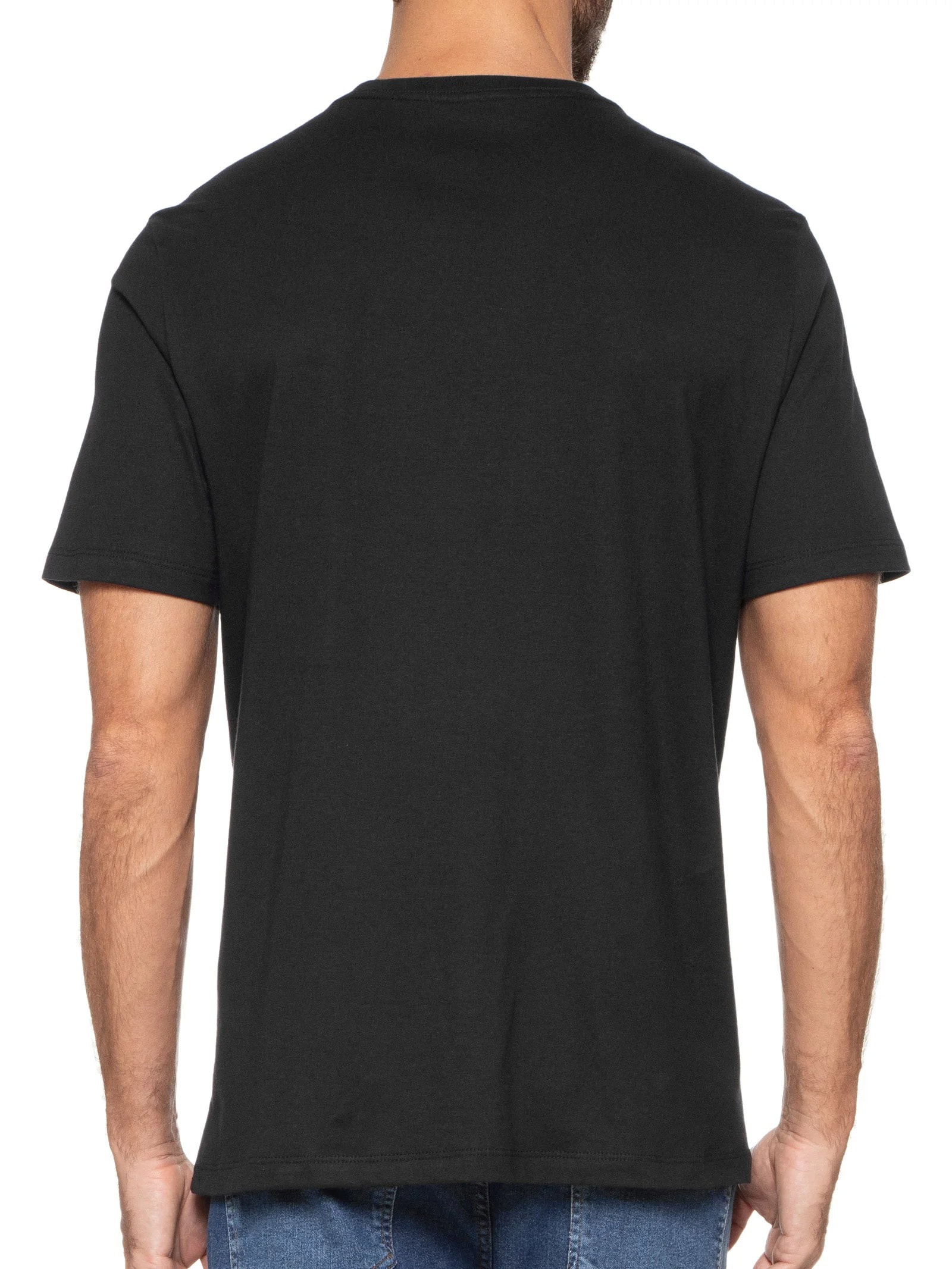 Camiseta Masculina Dc Básica Essenti Preto Dudalina