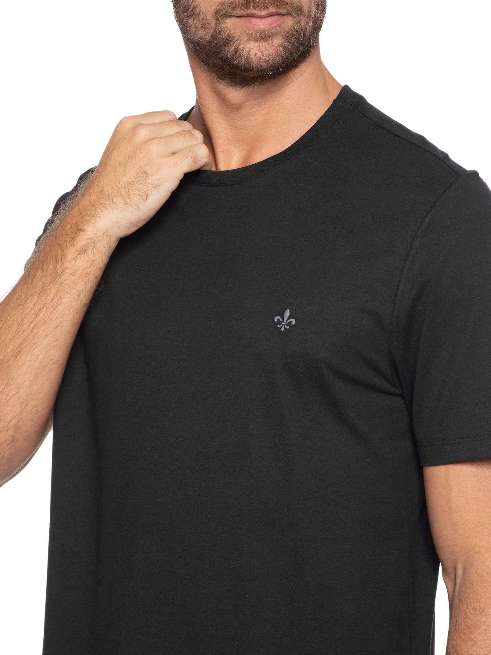 Camiseta Masculina Dc Básica Essenti Preto Dudalina