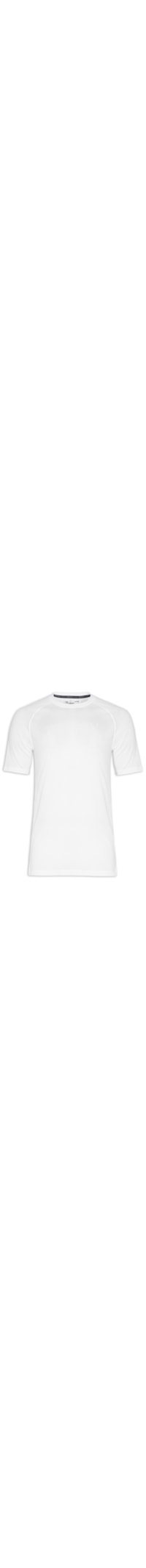 Camiseta Masculina De Corrida Masculina Streaker Ss - Branco