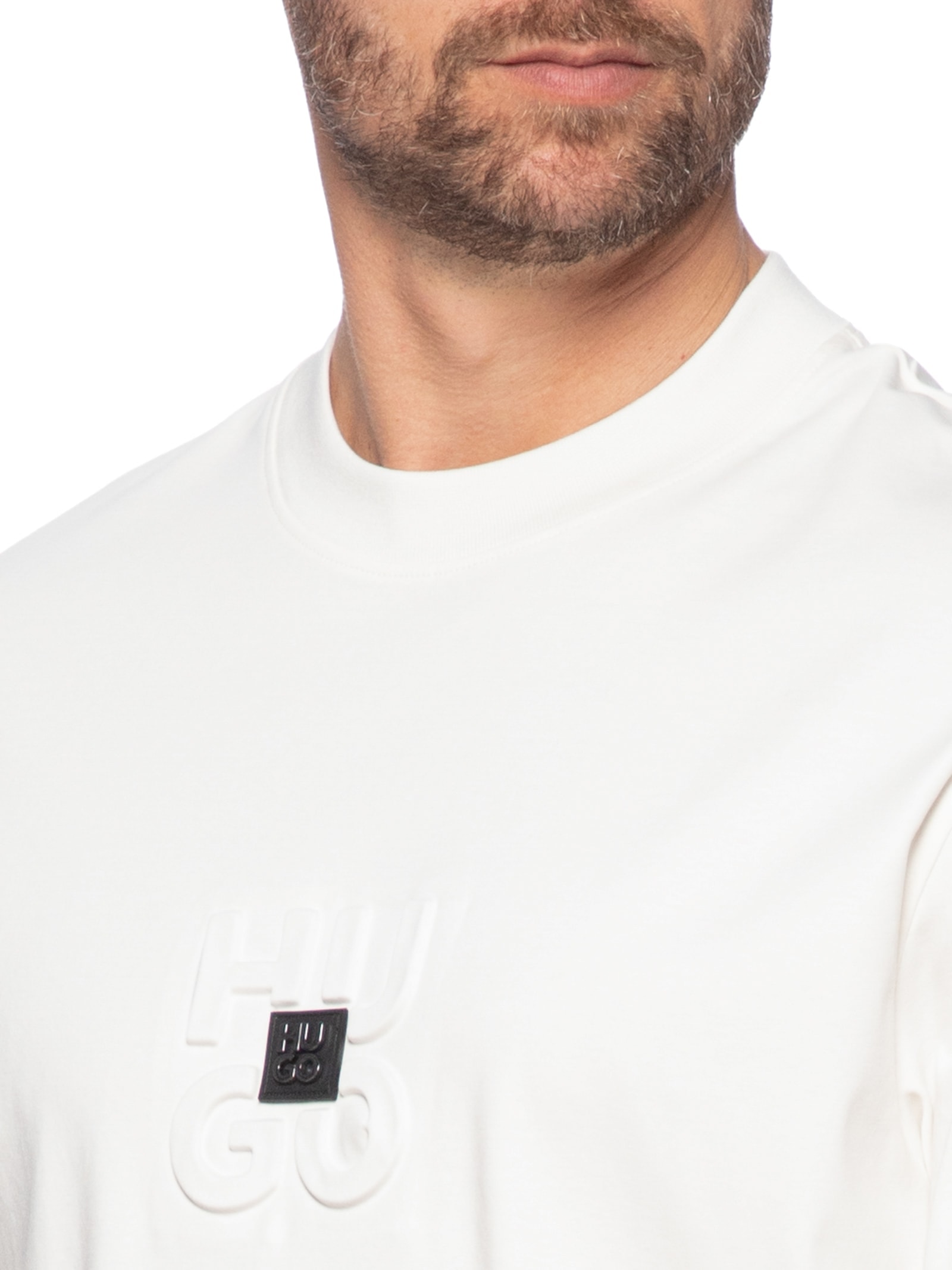 Camiseta Masculina Debostac Branco Hugo