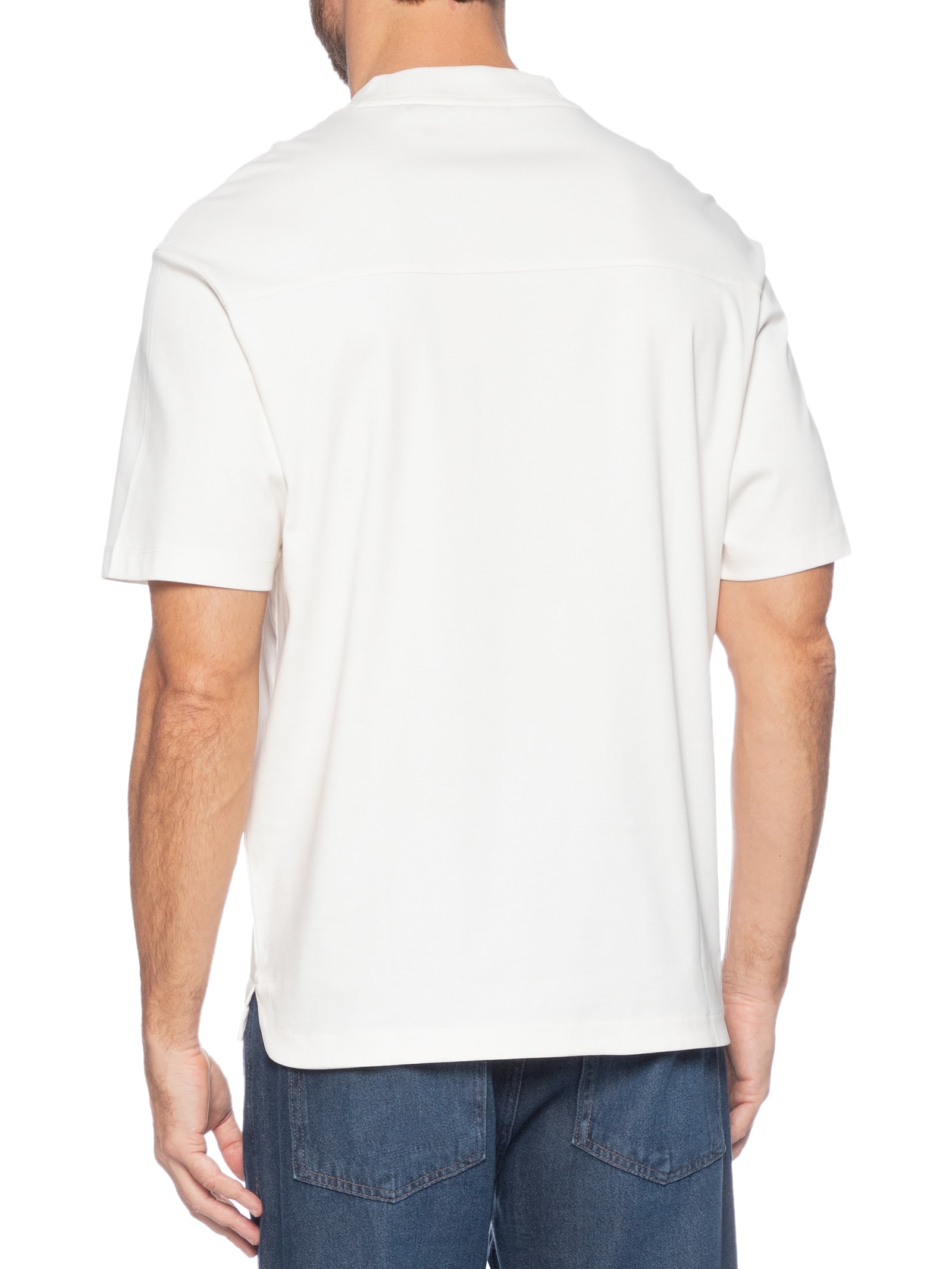 Camiseta Masculina Debostac Branco Hugo