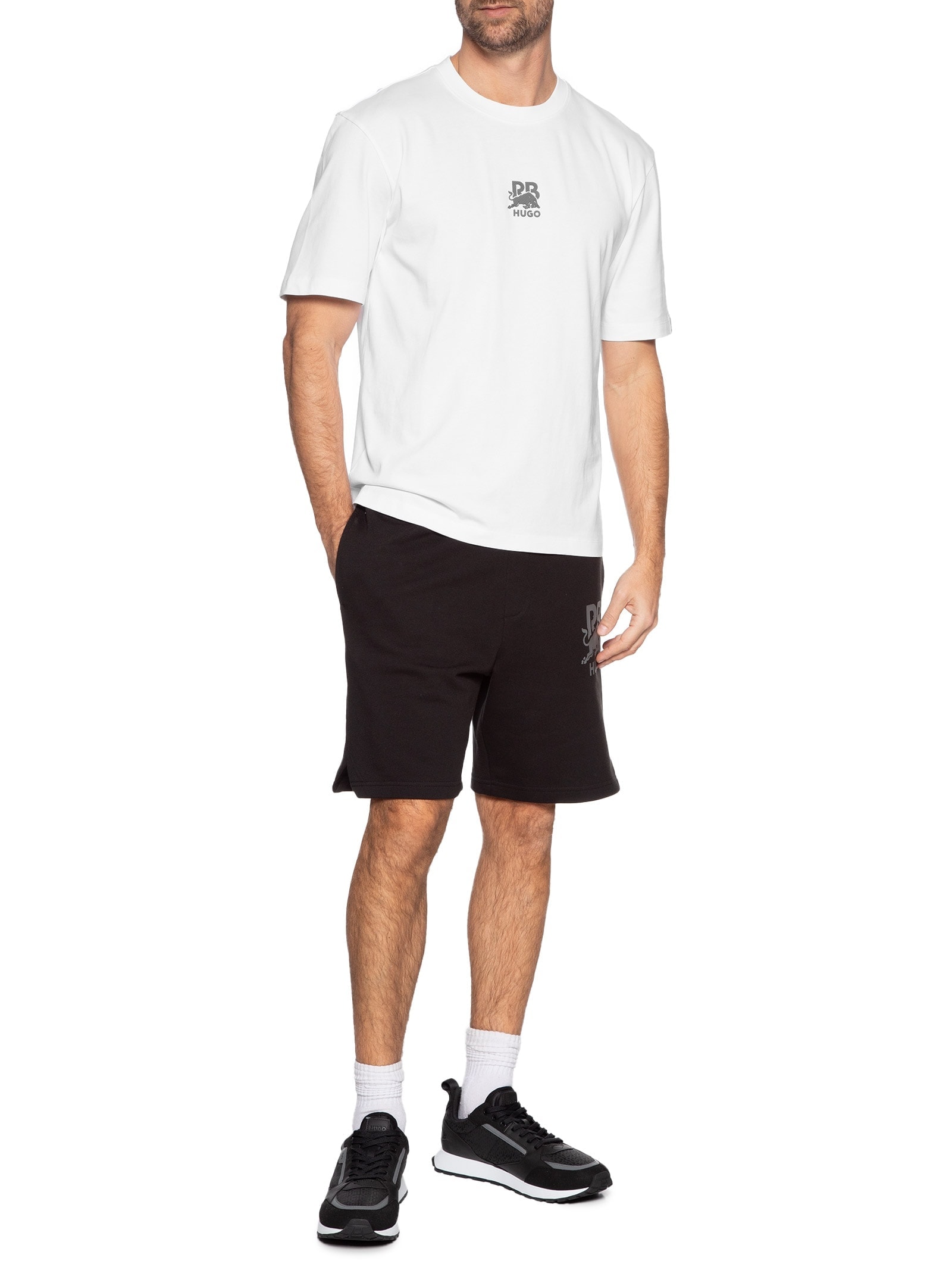 Camiseta Masculina Deckies Rb Branco Hugo