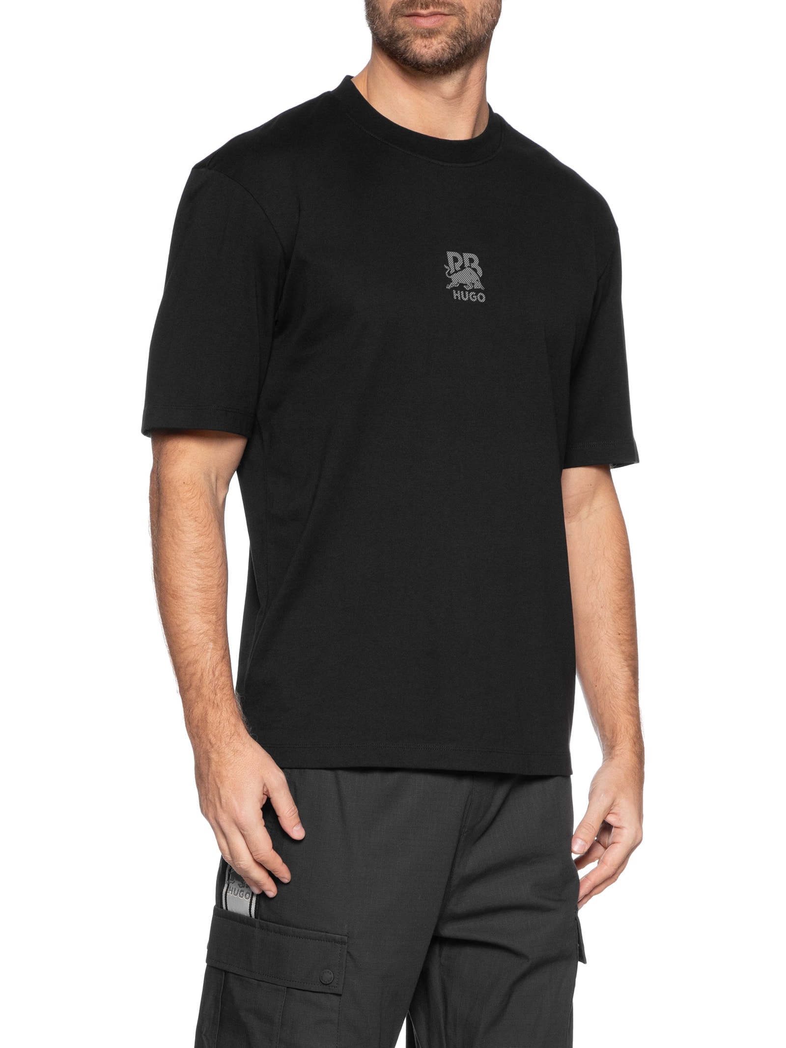 Camiseta Masculina Deckies Rb Preto  Hugo