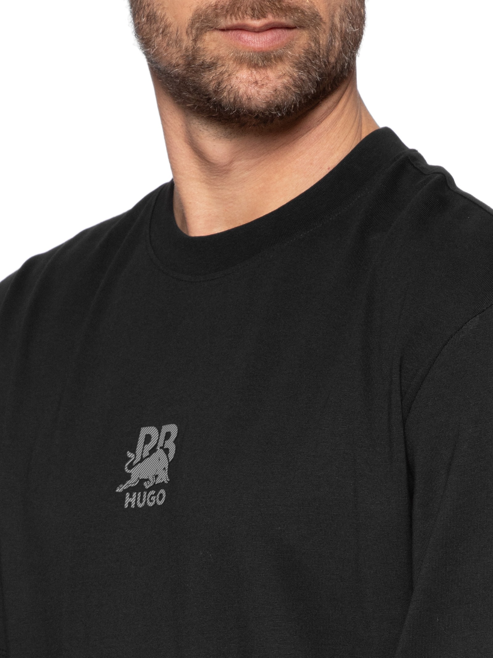 Camiseta Masculina Deckies Rb Preto  Hugo