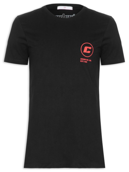 Camiseta Masculina Denim Ind _ - Preto