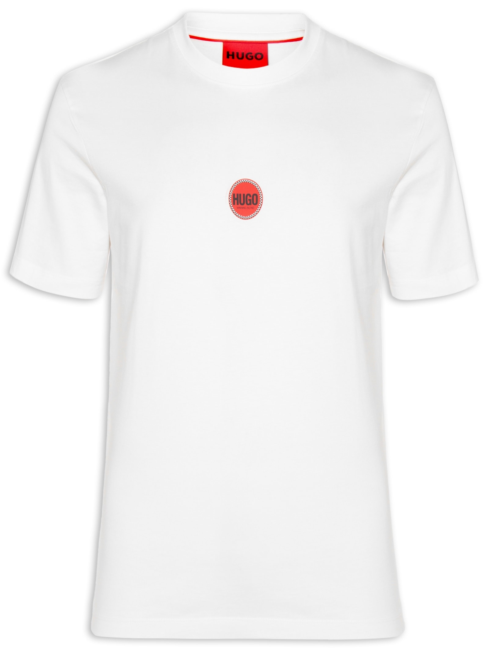 Camiseta Masculina Derdcho Branco Hugo