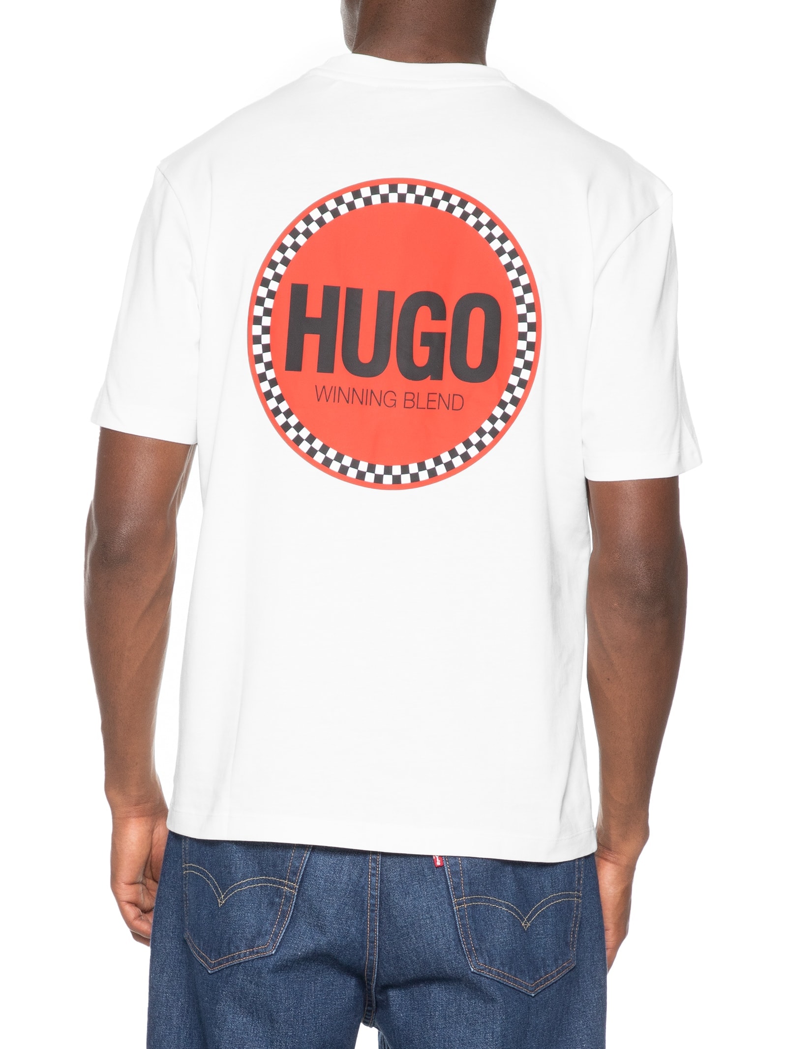 Camiseta Masculina Derdcho Branco Hugo