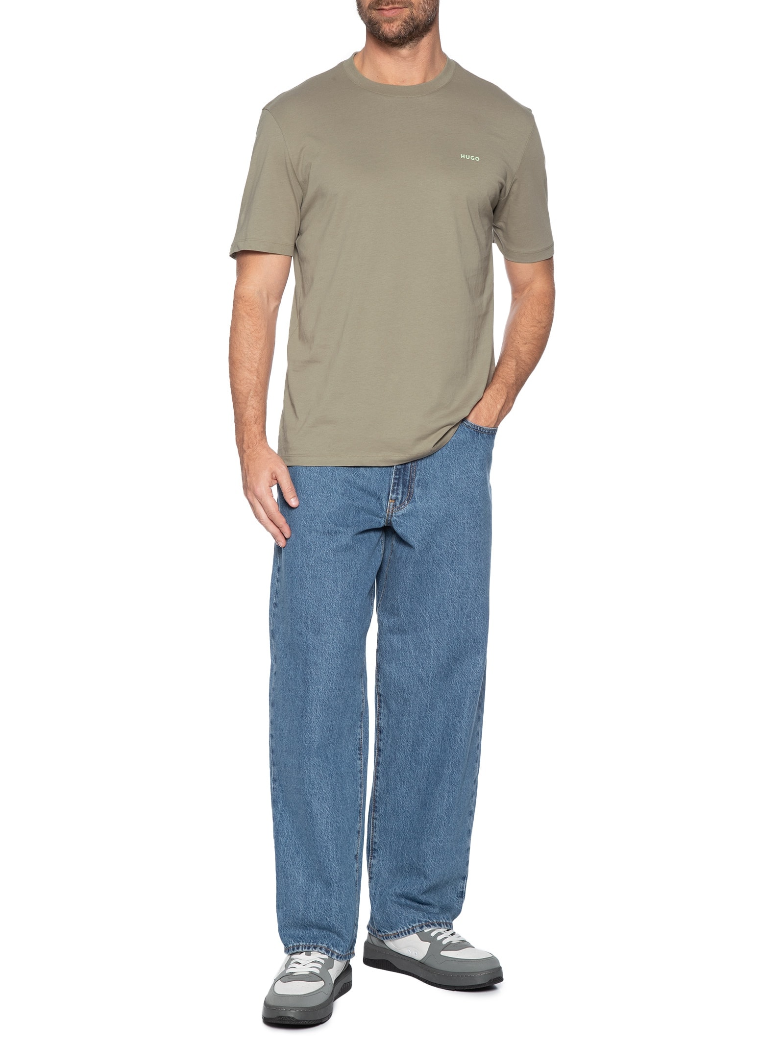 Camiseta Masculina Dero Marrom Hugo