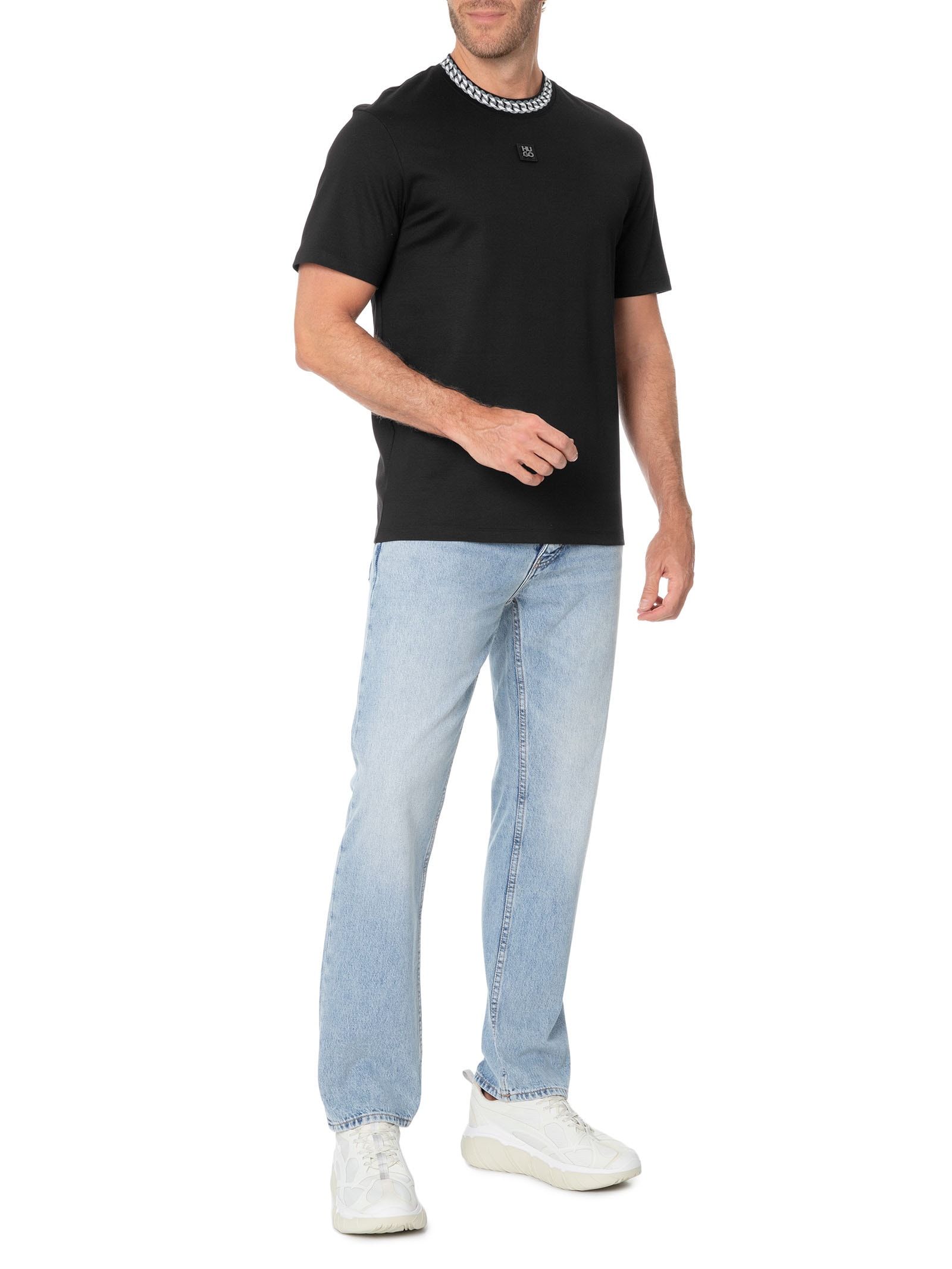 Camiseta Masculina Deternal Preto Hugo