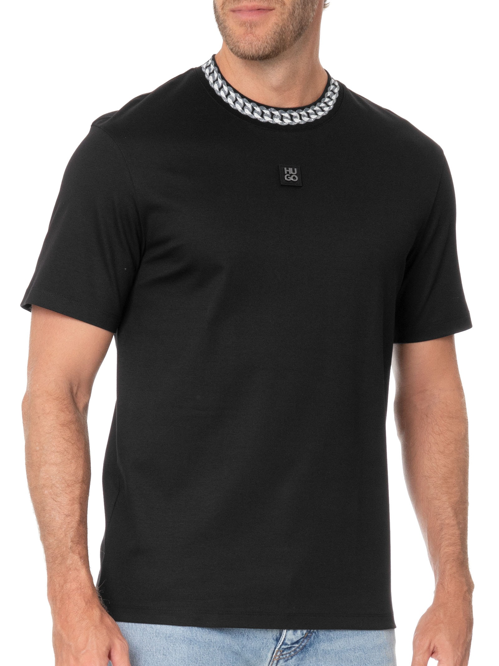 Camiseta Masculina Deternal Preto Hugo
