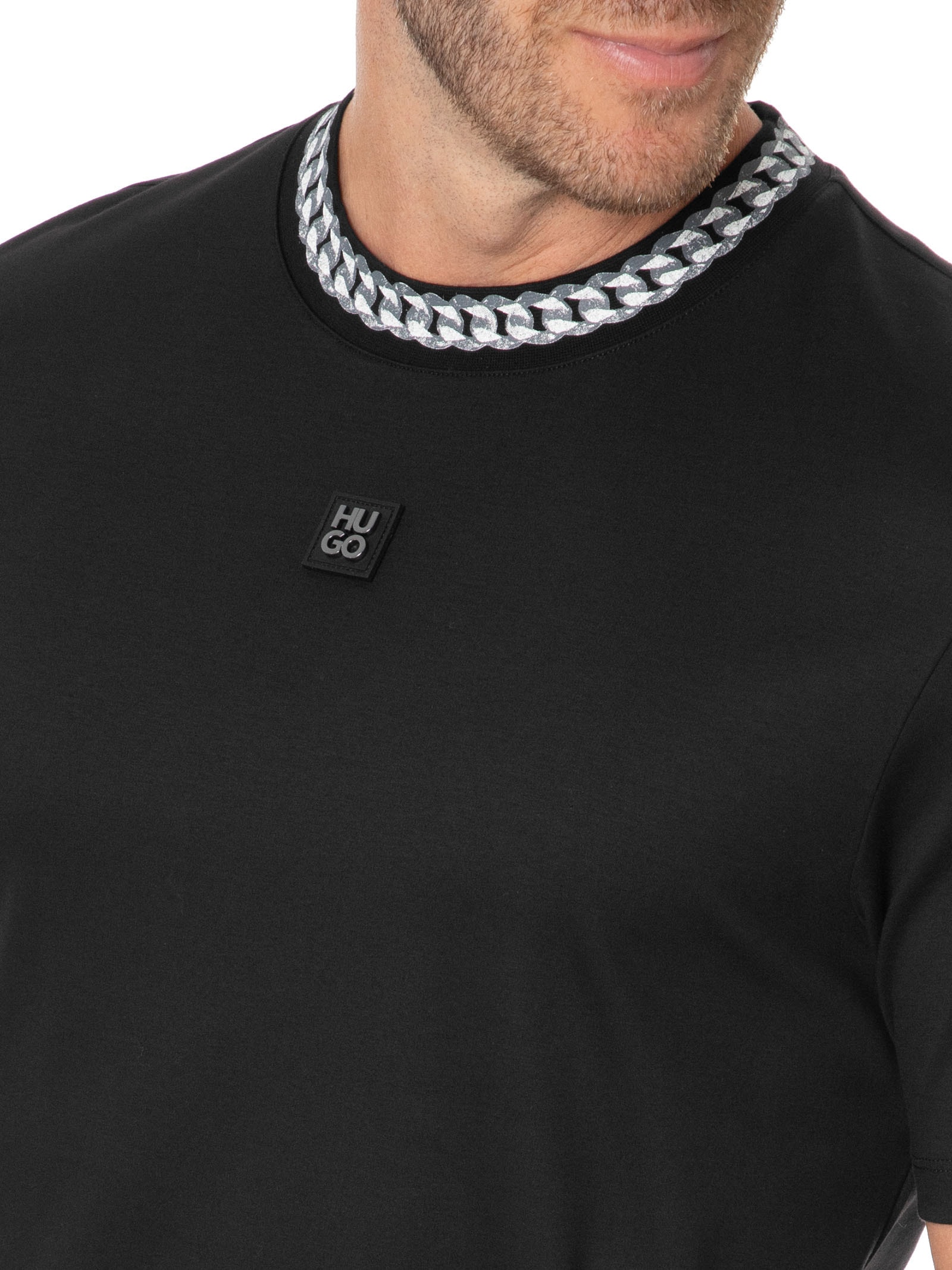 Camiseta Masculina Deternal Preto Hugo