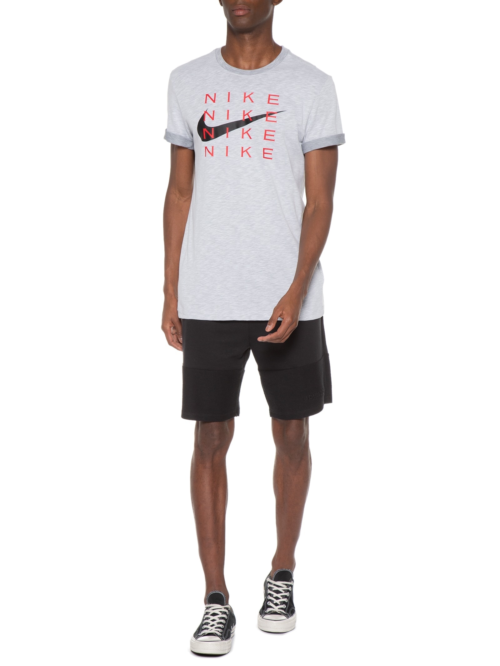 Camiseta Masculina Df Tee Slub Hbr Cinza Nike