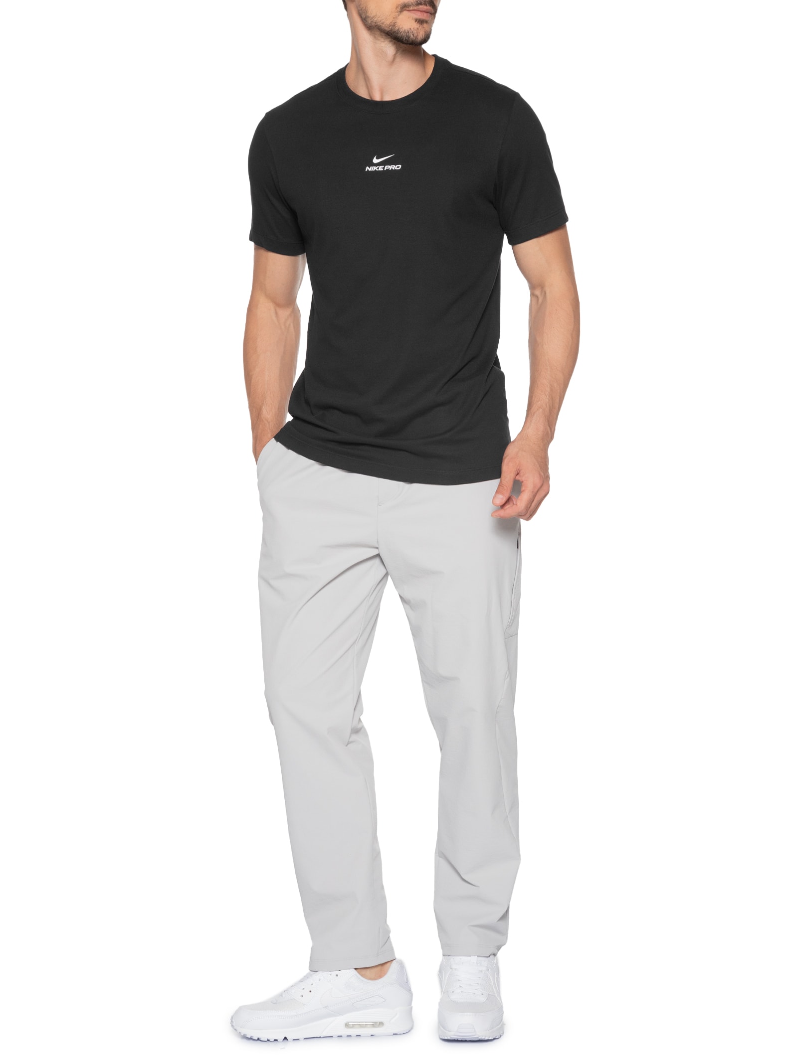 その他 NIKE User Camiseta Masculina DF TEE STD PRO - Preto - Nike