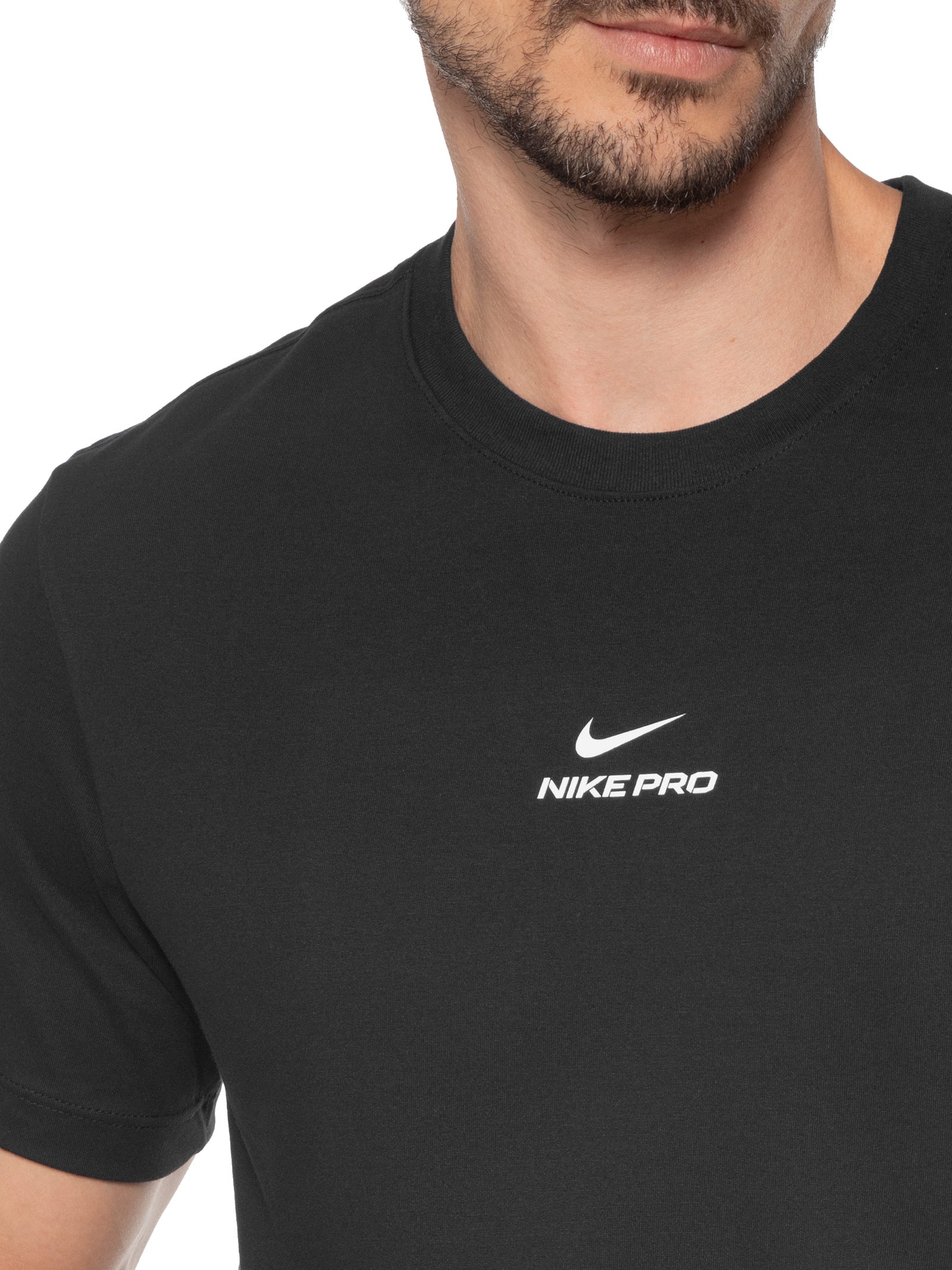 Camiseta Masculina DF TEE STD PRO - Preto - Nike