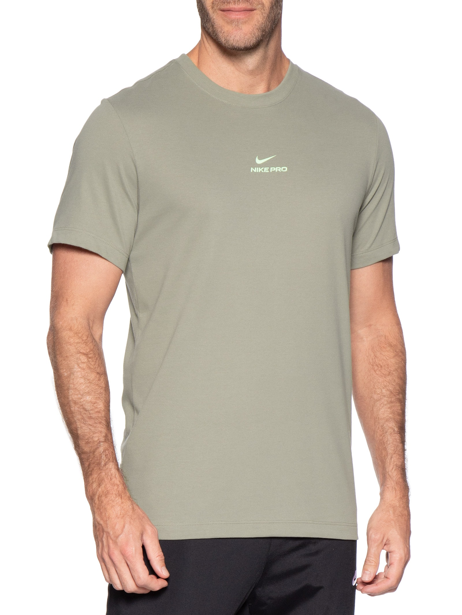 Camiseta Masculina DF Tee STD Pro Verde Nike