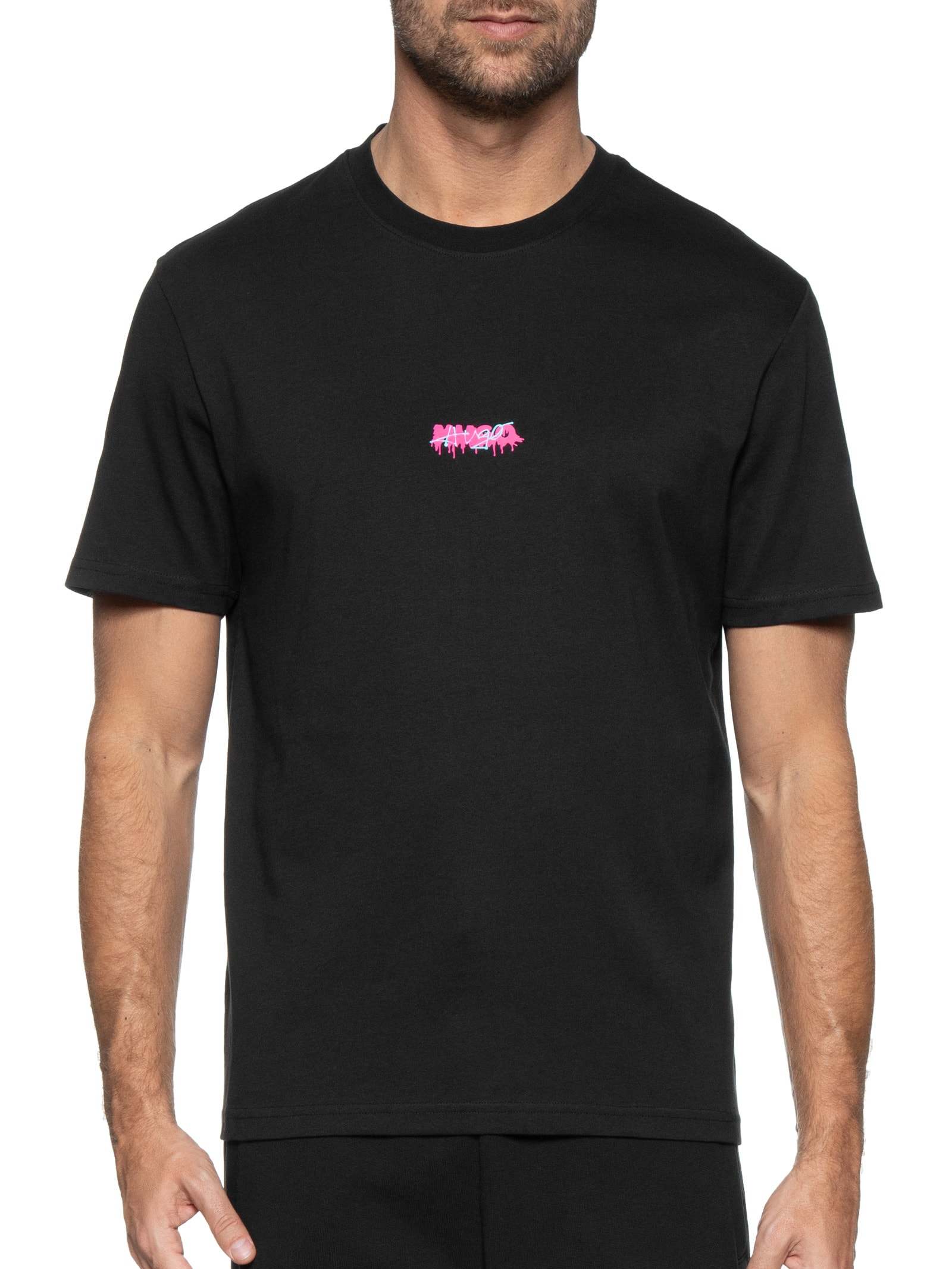 Camiseta Masculina Dindion Preto Hugo