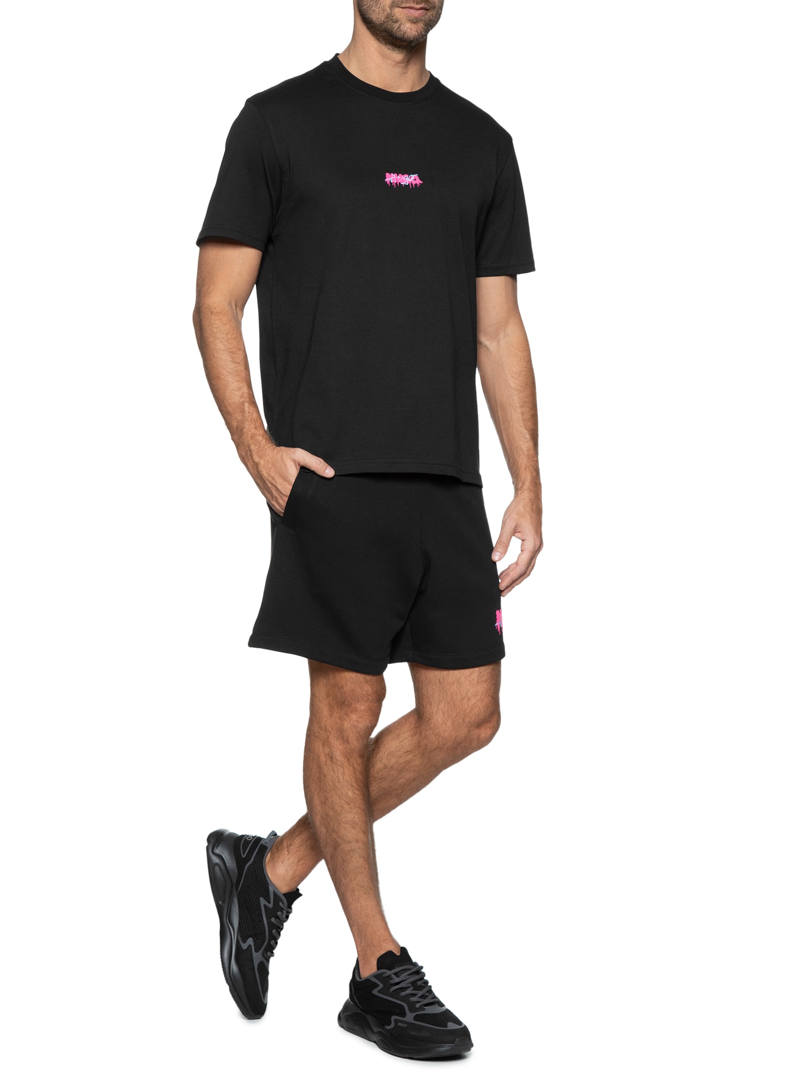 Camiseta Masculina Dindion Preto Hugo