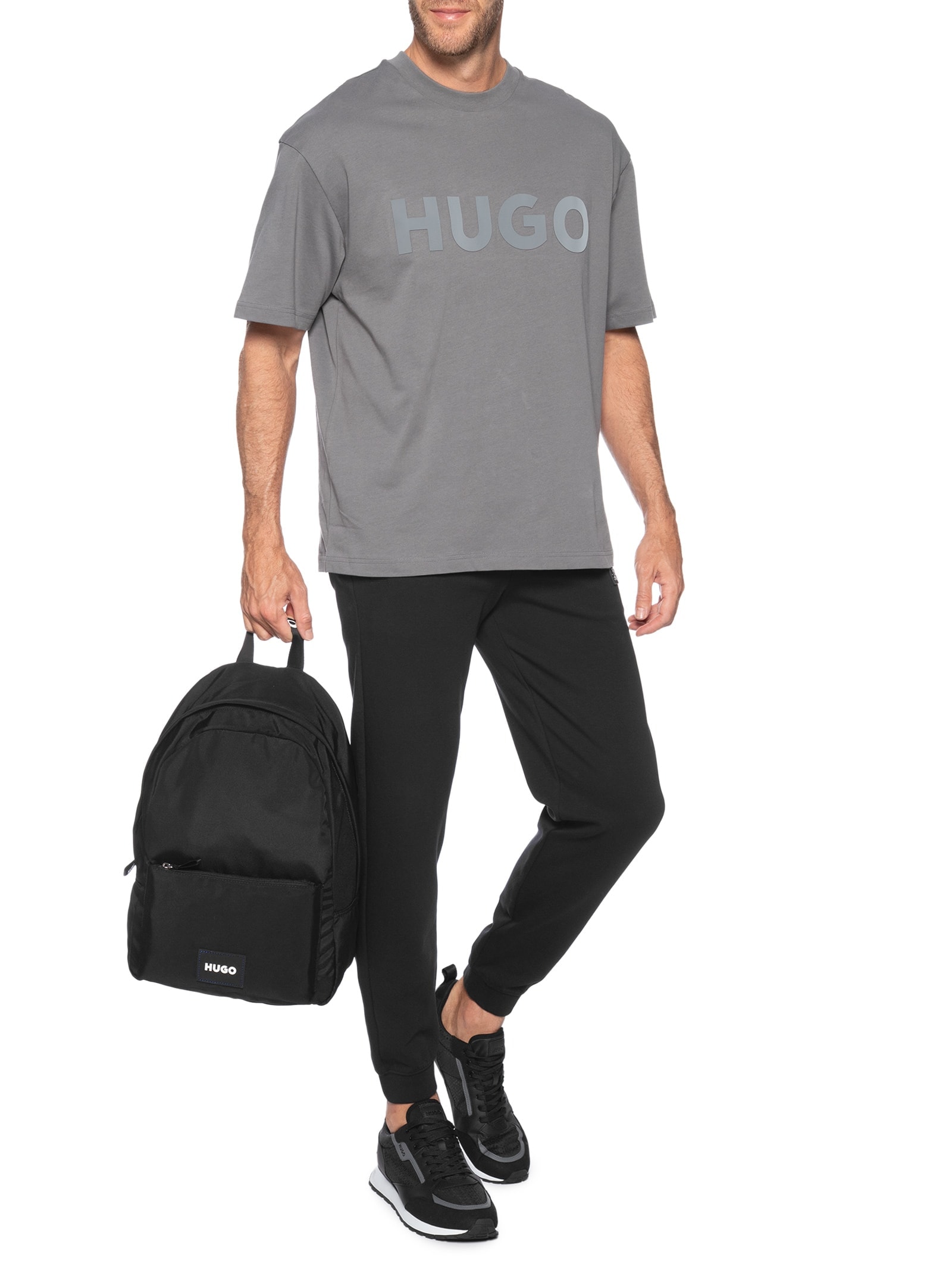 Camiseta Masculina Dinkee Cinza Hugo