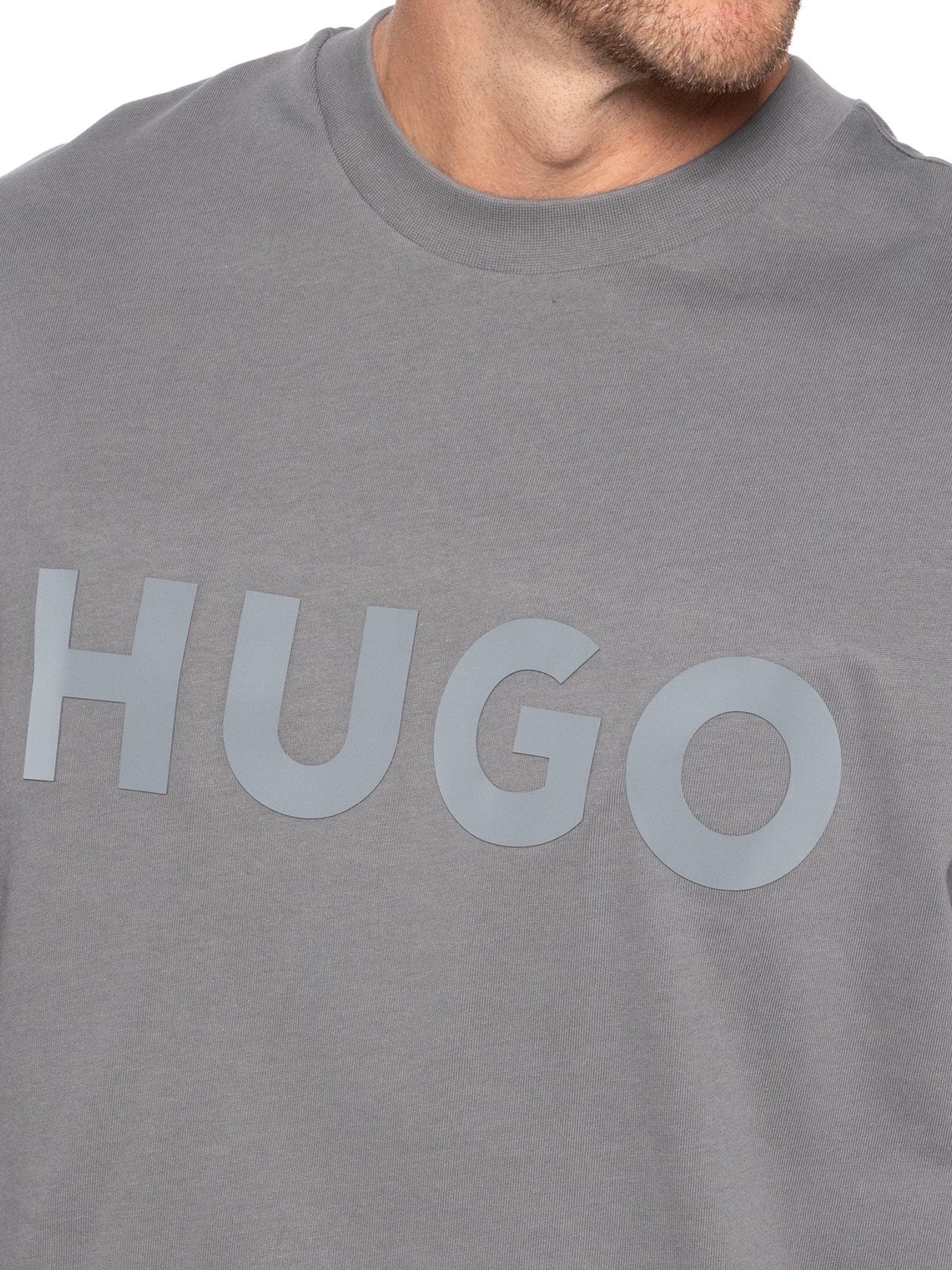 Camiseta Masculina Dinkee Cinza Hugo