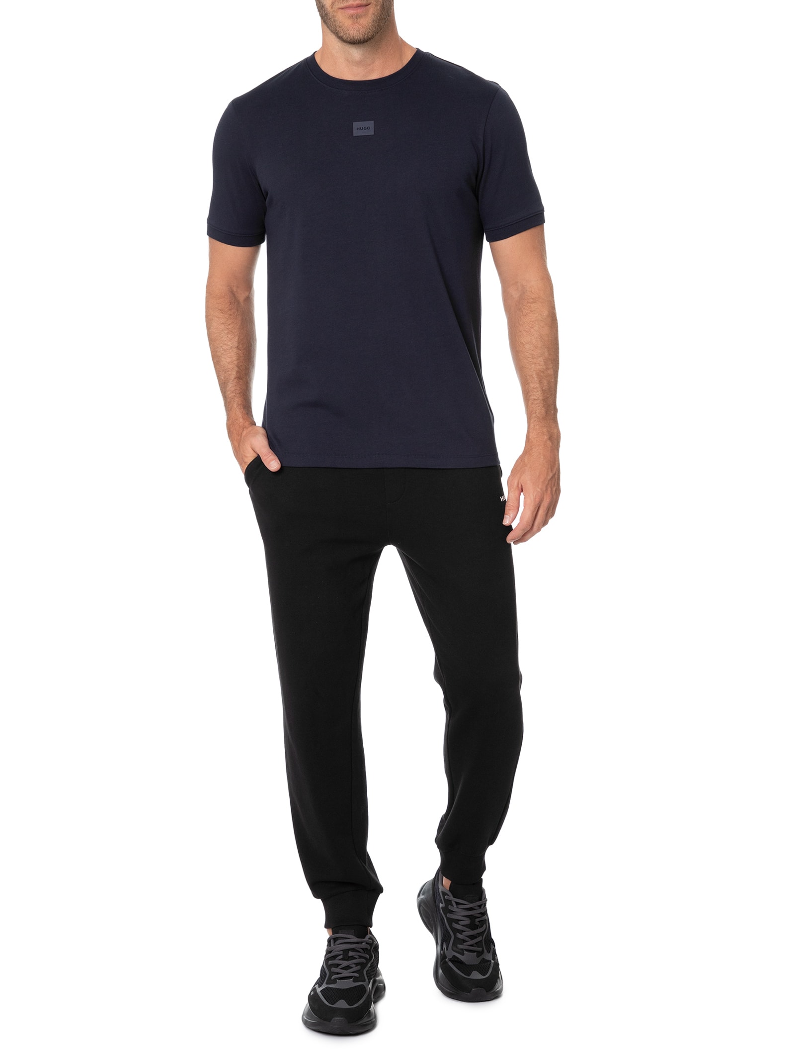 Camiseta Masculina Diragolino Azul Hugo