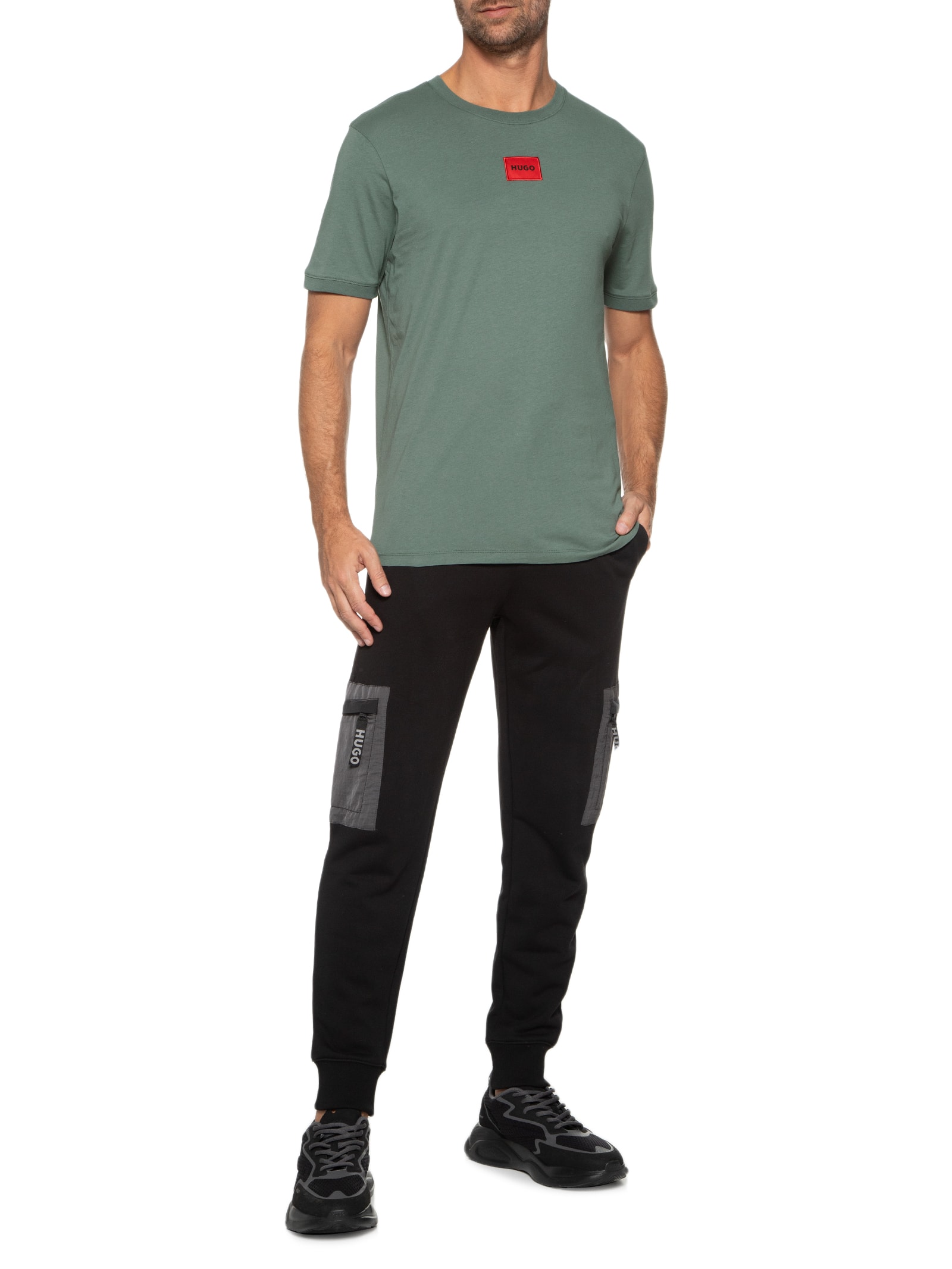 Camiseta Masculina Diragolino Verde  Hugo