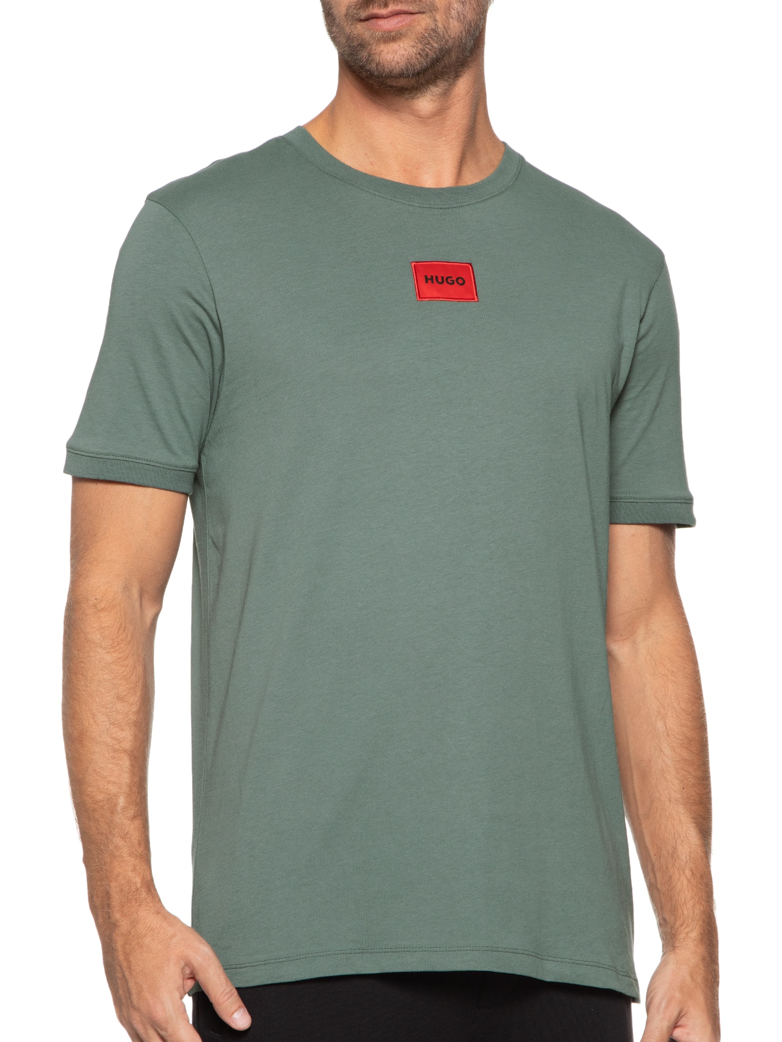 Camiseta Masculina Diragolino Verde  Hugo