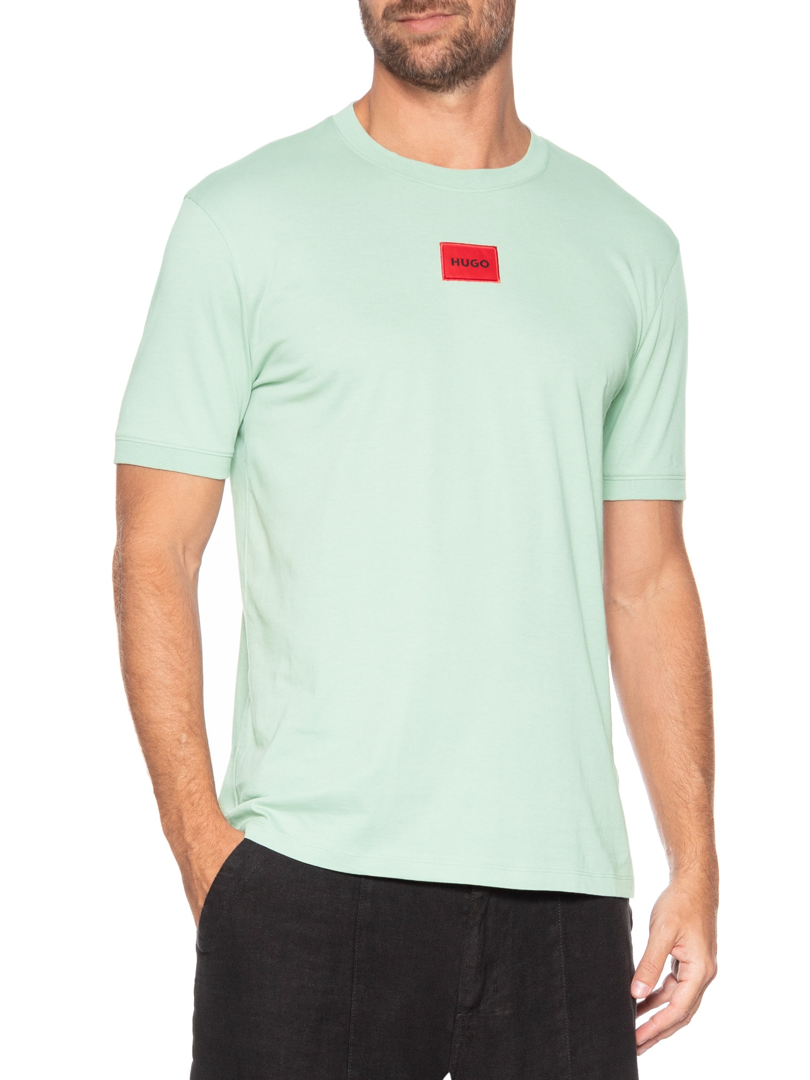 Camiseta Masculina Diragolino Verde Hugo