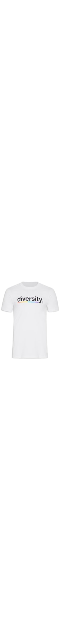 Camiseta Masculina Diversity - Branco