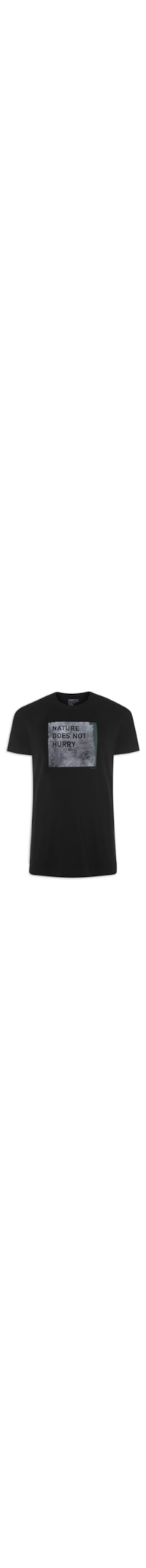 Camiseta Masculina Does Not Hurry - Preto