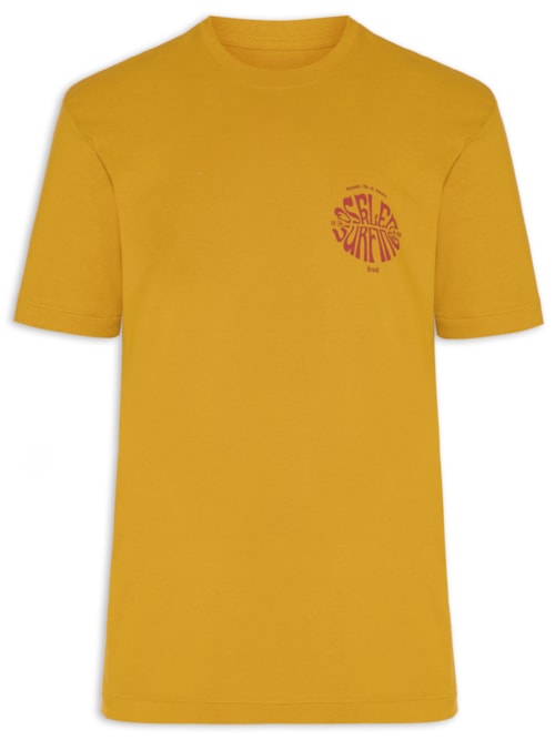 Camiseta Masculina Double 70’s Surfing – Laranja