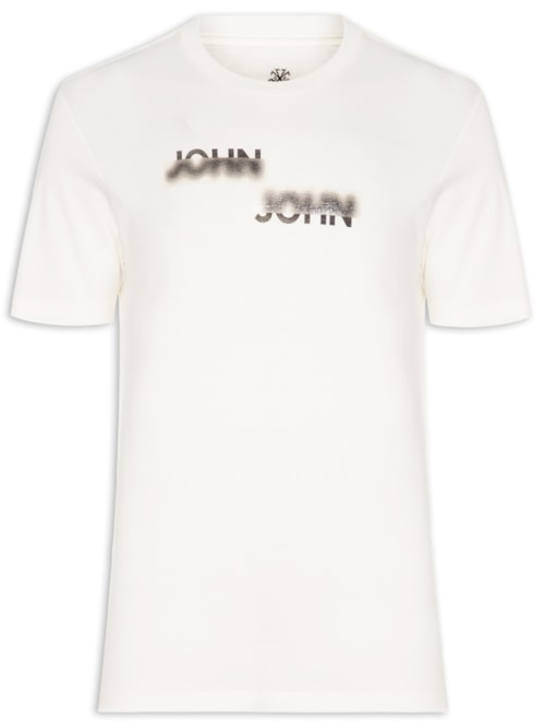 Camiseta Masculina Double Blur – Branco