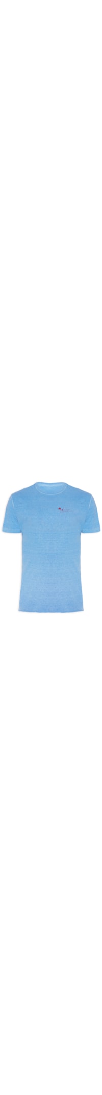 Camiseta Masculina Double Carimbo Rj - Azul