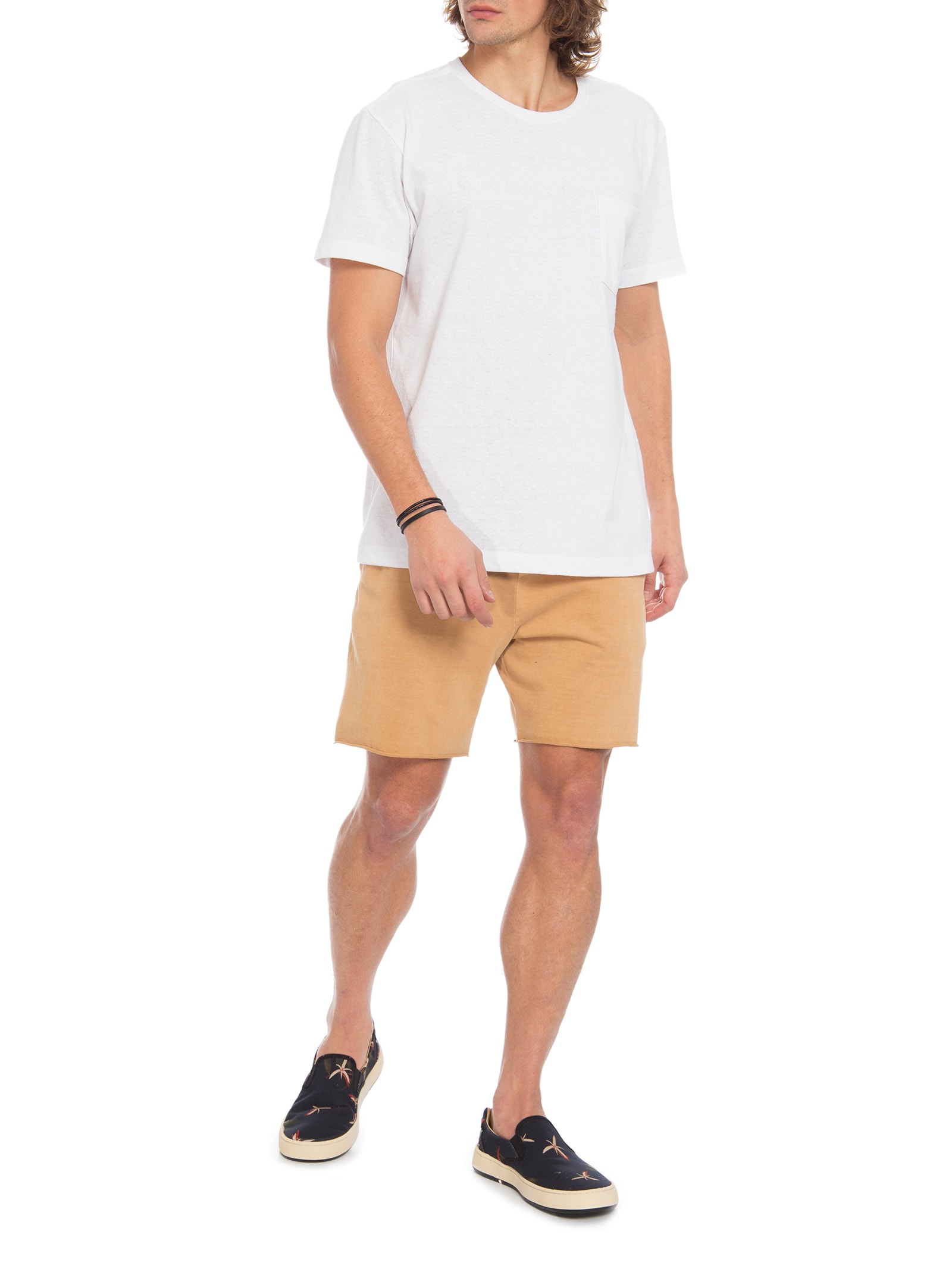 Camiseta Masculina Double Eco E Brigaders Off White Osklen