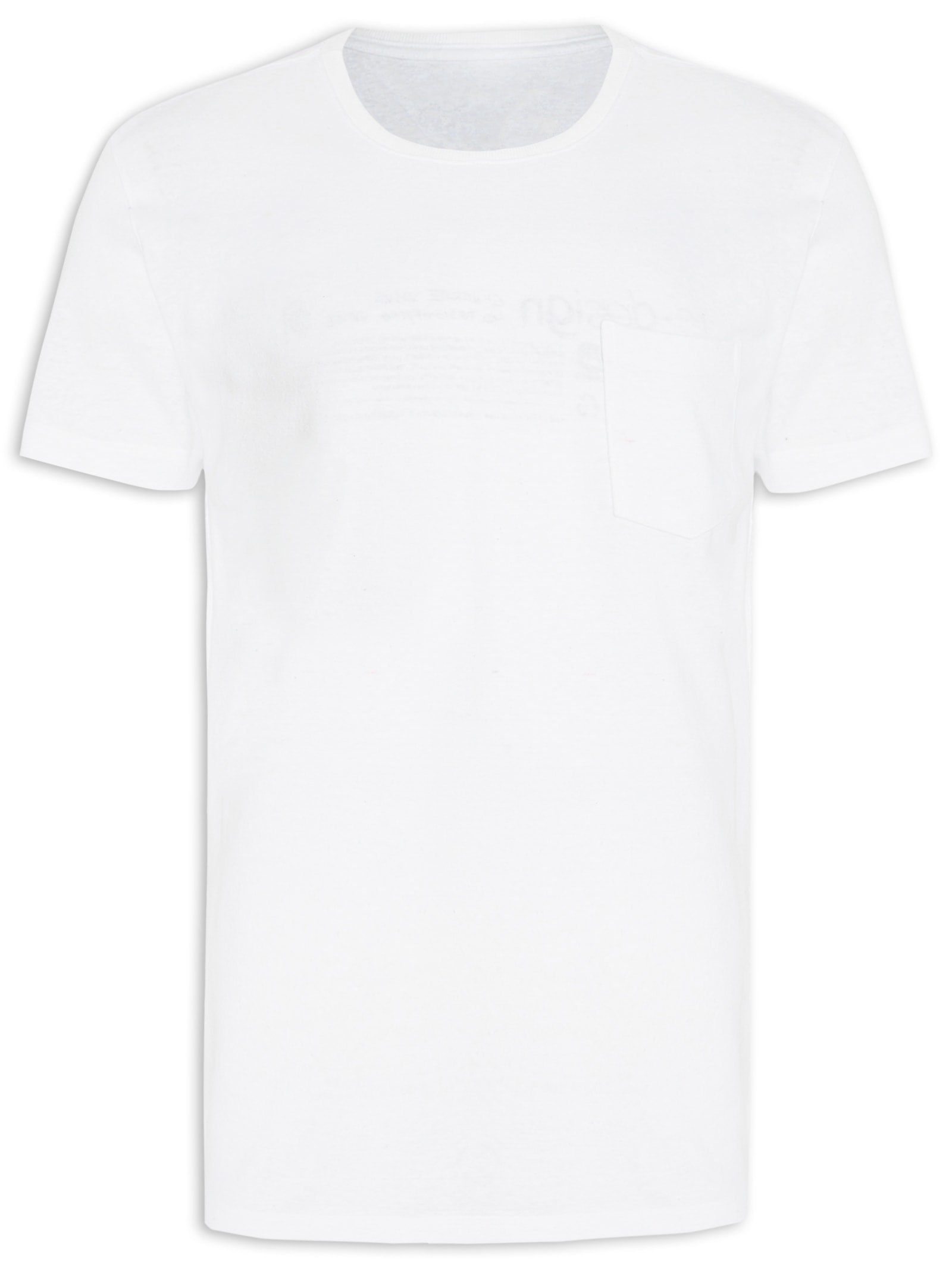 Camiseta Masculina Double Eco E Brigaders Off White Osklen
