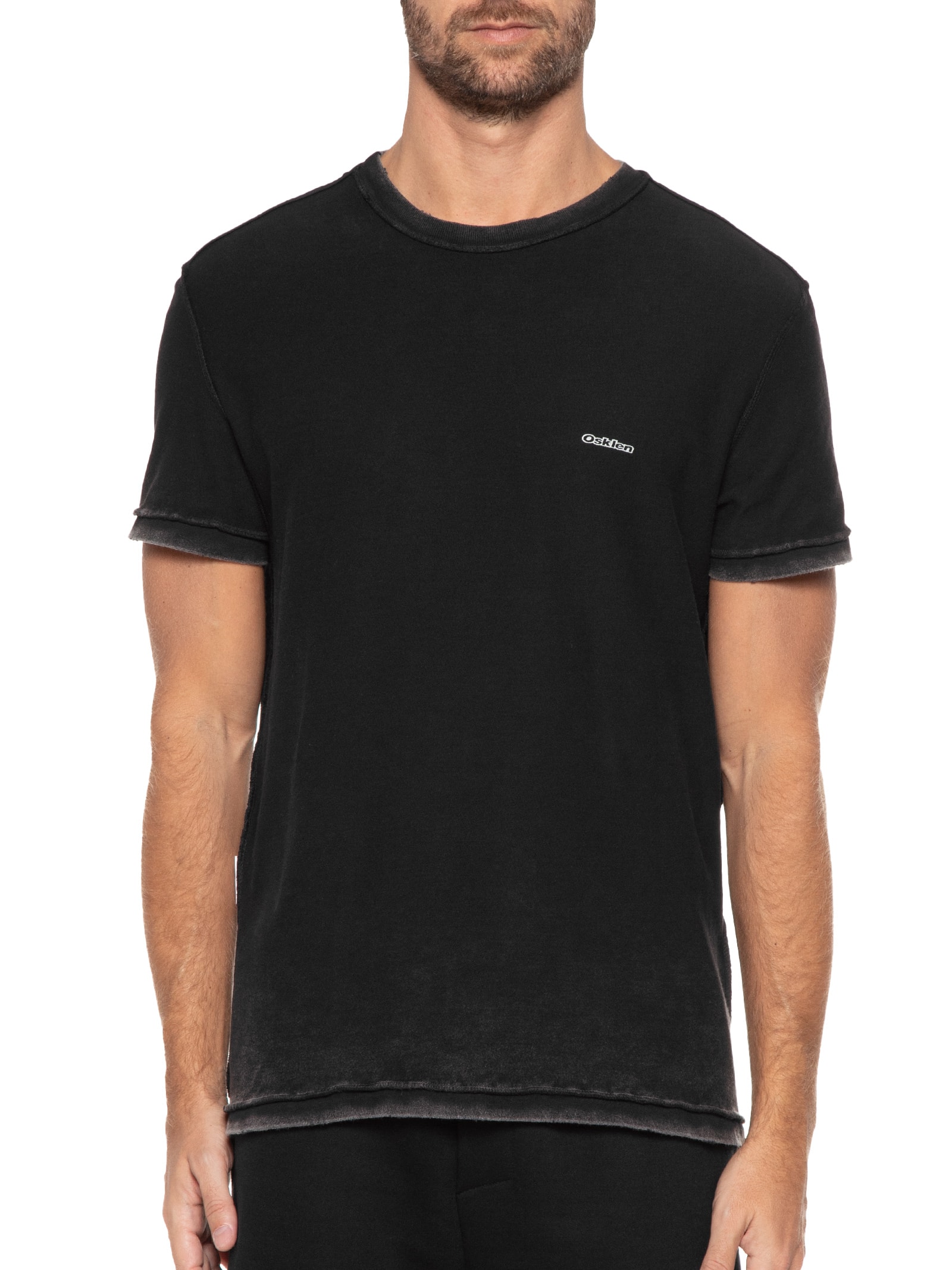 Camiseta Masculina Double Face Icaro Cinza Osklen