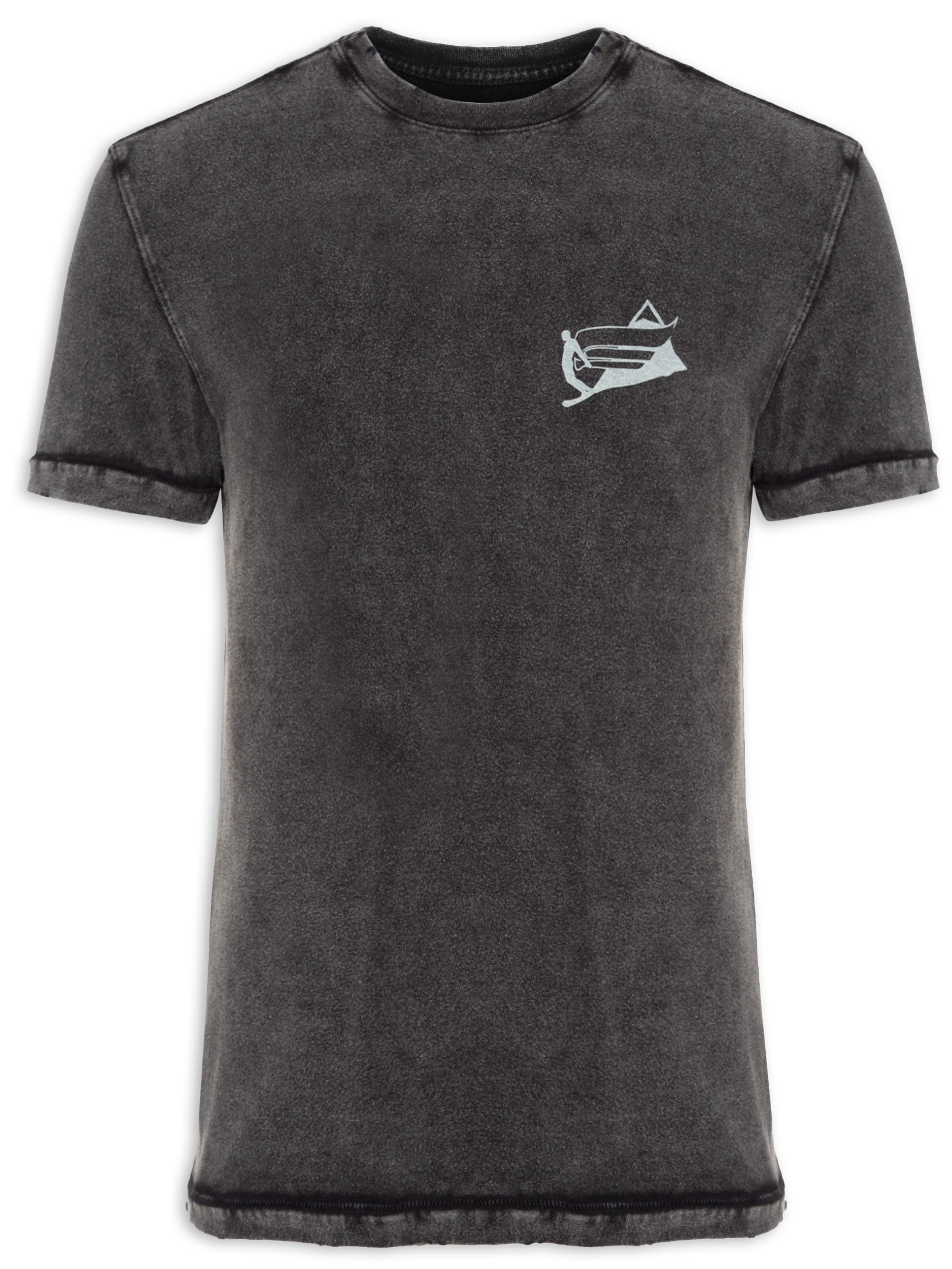 Camiseta Masculina Double Face Icaro Cinza Osklen