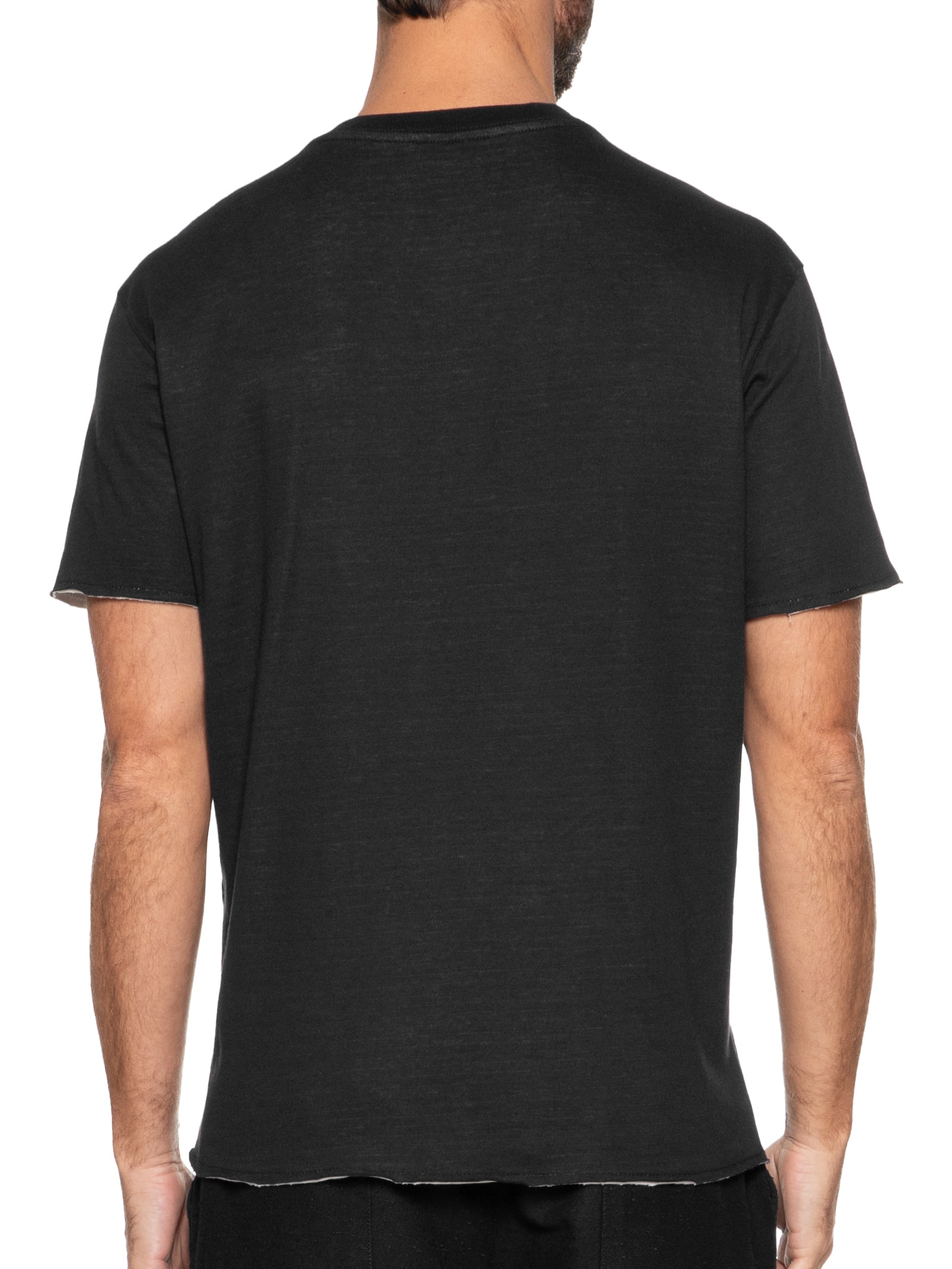 Camiseta Masculina Double Japan Manga Curta Preto Osklen