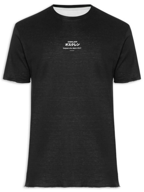 Camiseta Masculina Double Japan Manga Curta – Preto