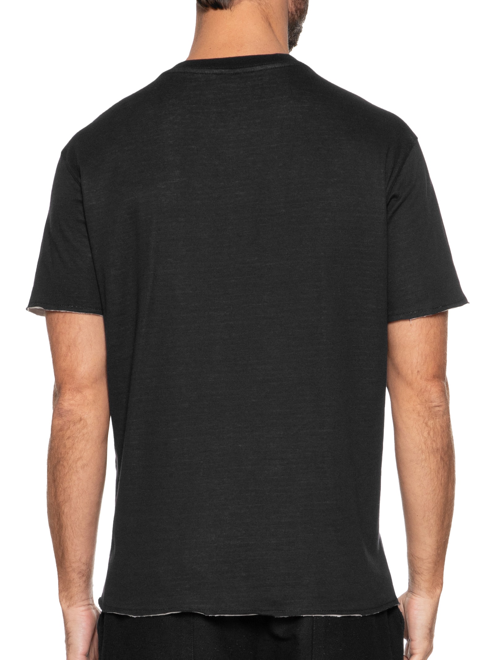 Camiseta Masculina Double Japan Manga Curta Preto Osklen