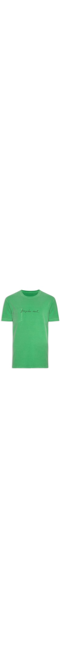 Camiseta Masculina Double Osklen Rj - Verde