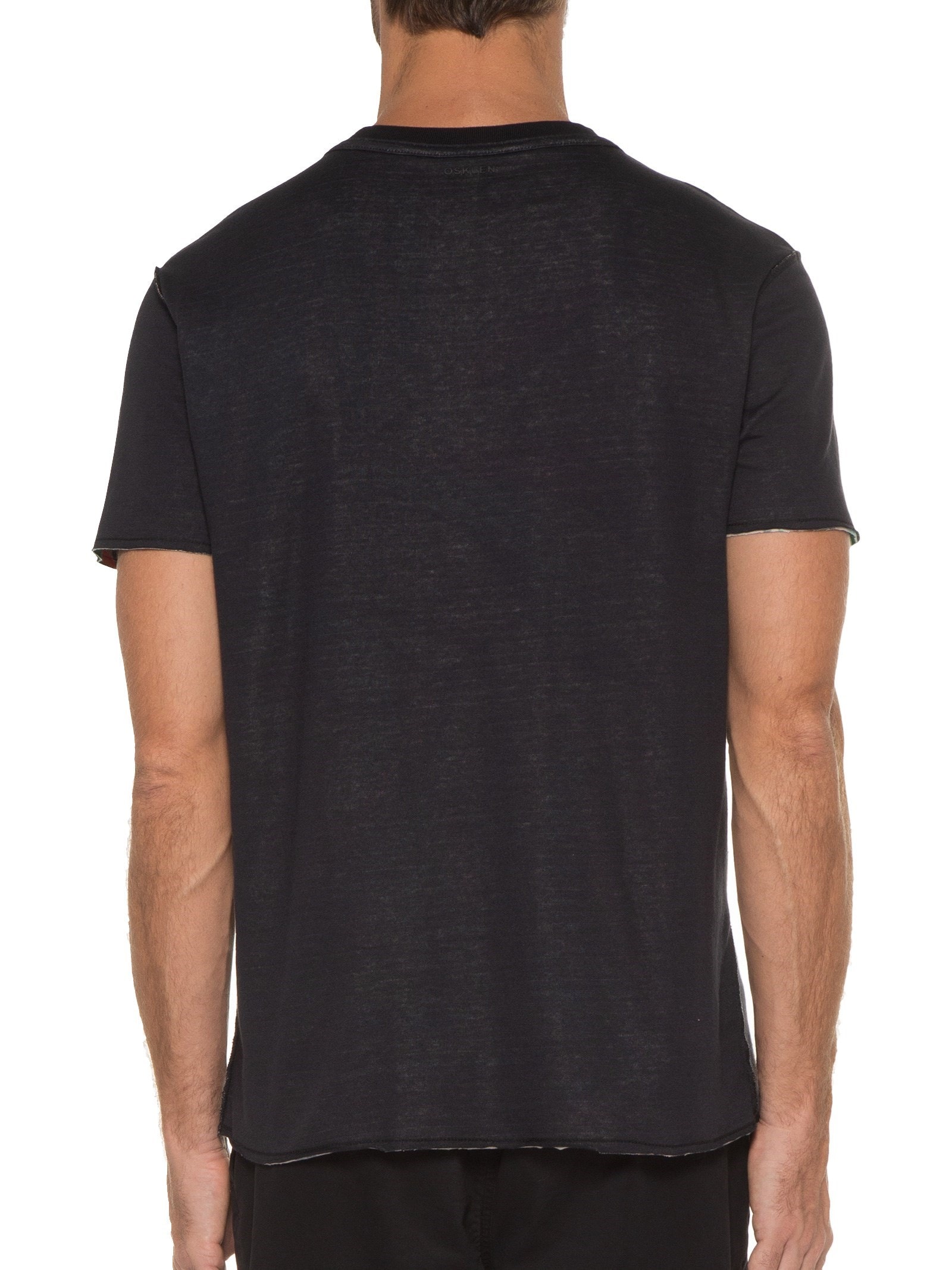 Camiseta Masculina Double Palmeira Bege Osklen