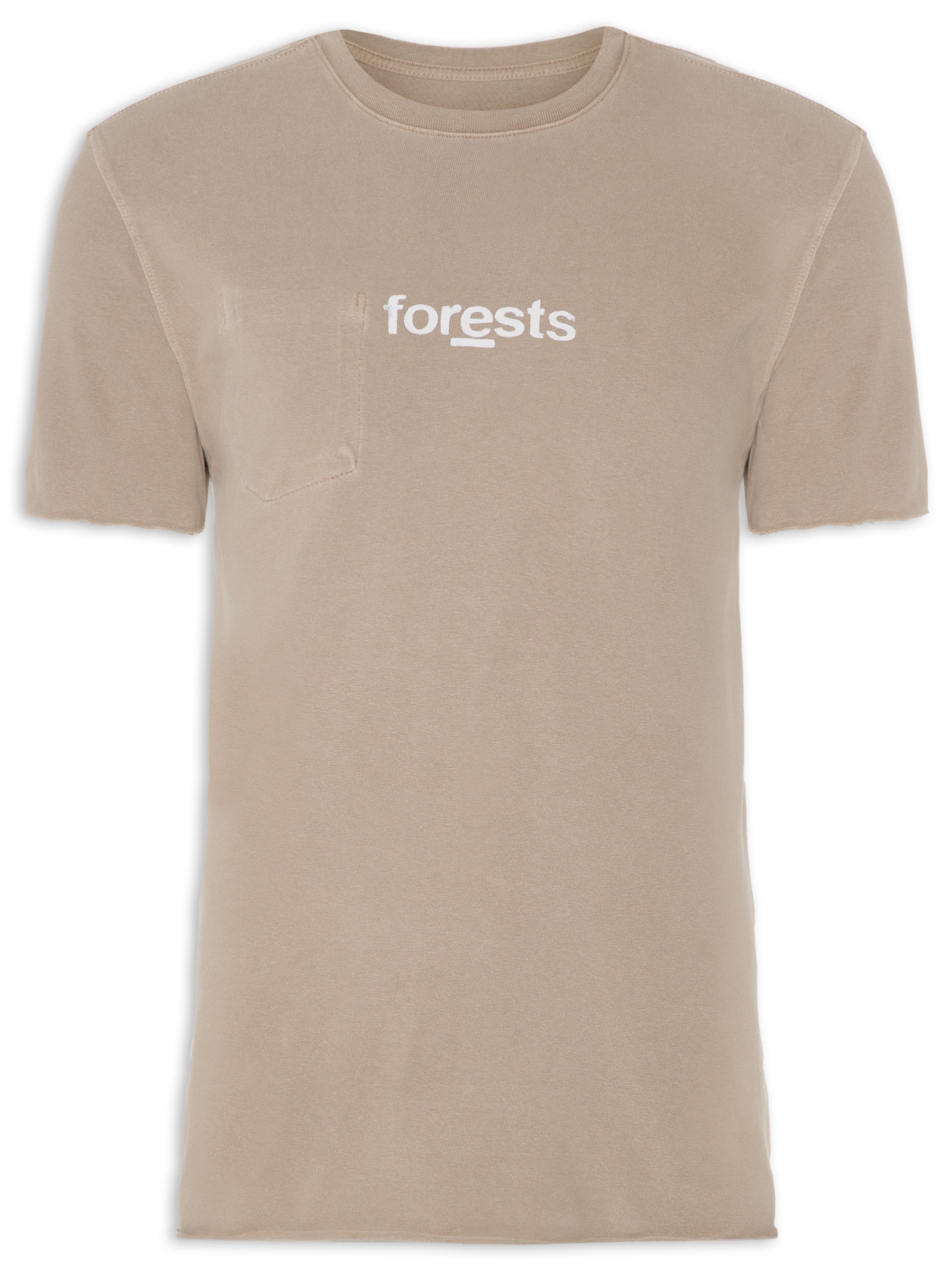 Camiseta Masculina Double Strong Forest Bege Osklen