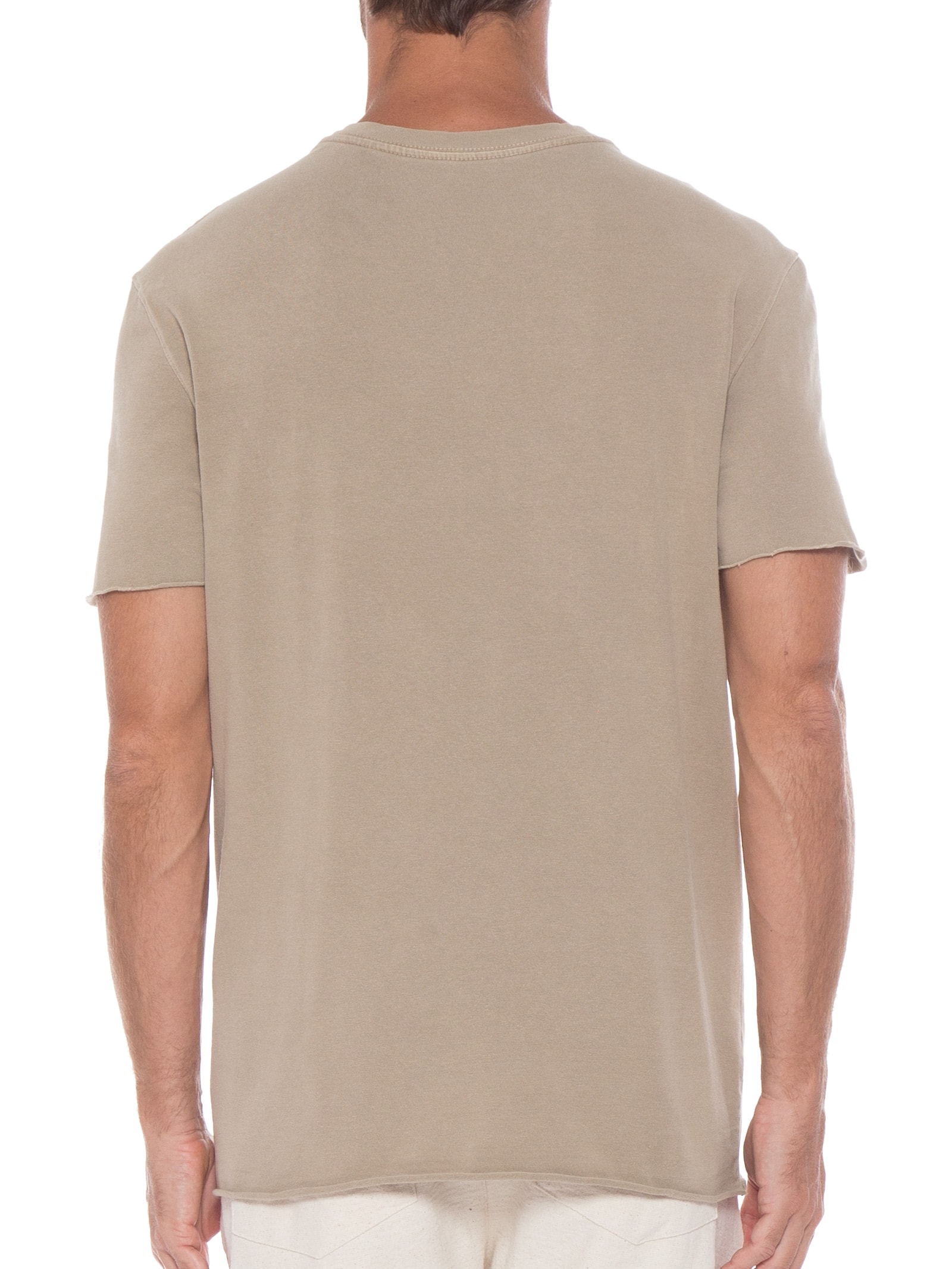 Camiseta Masculina Double Strong Forest Bege Osklen