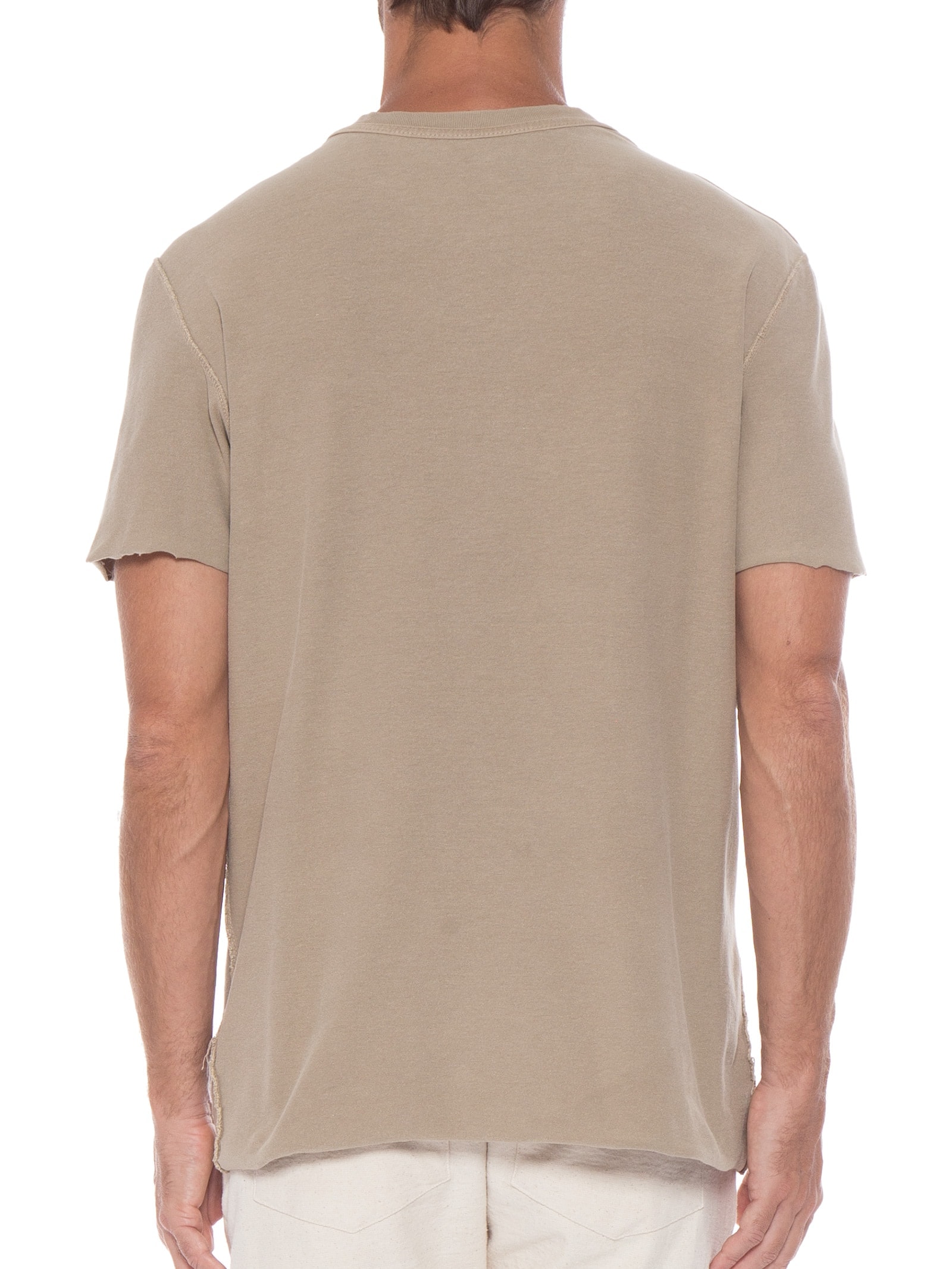 Camiseta Masculina Double Strong Forest Bege Osklen