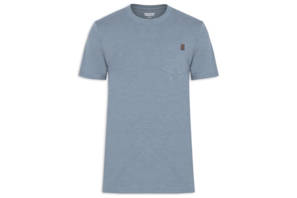 Camiseta Masculina Dover Slub - Azul