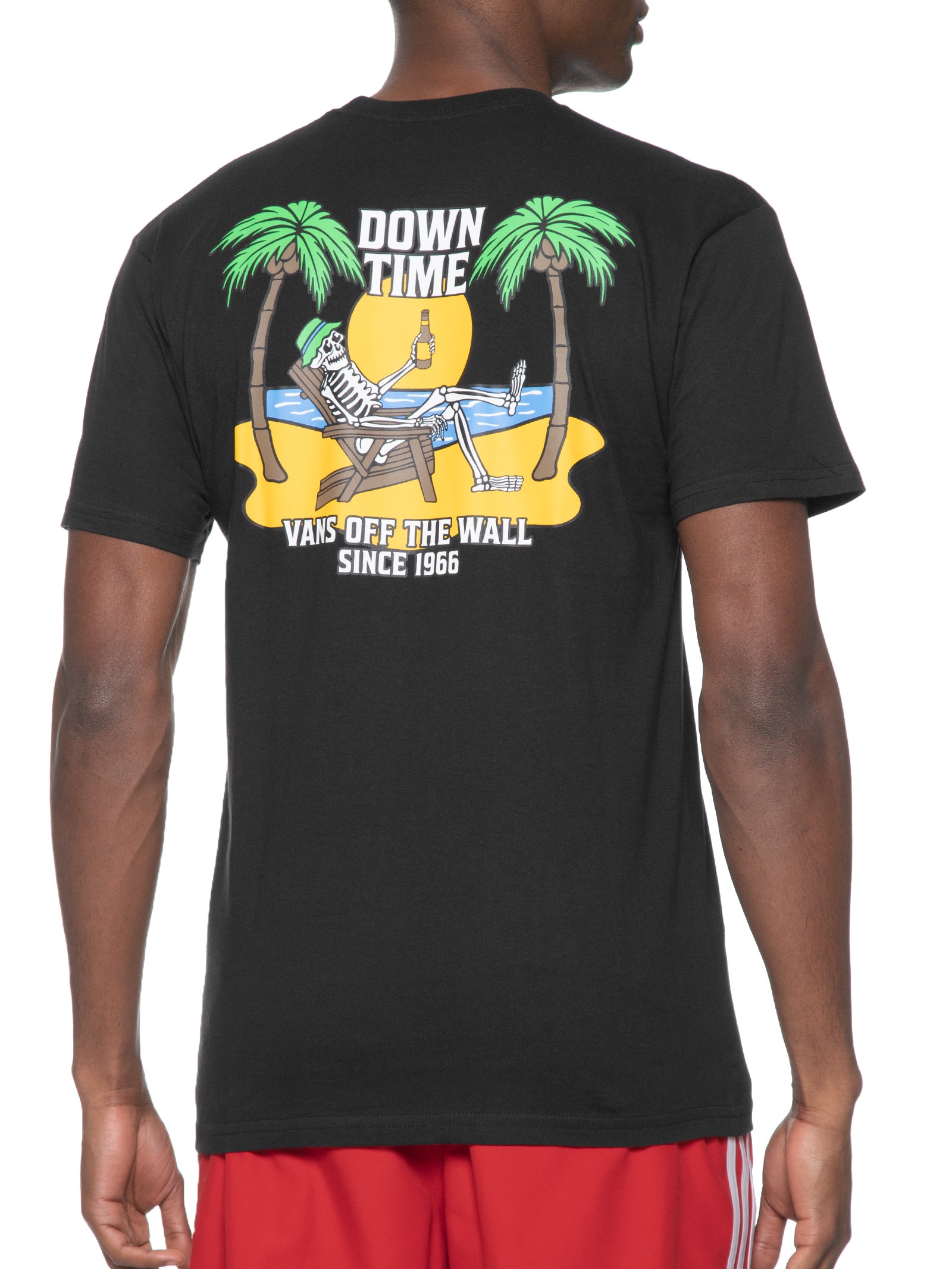 Camiseta Masculina Down Time Ss Tee Preto Vans