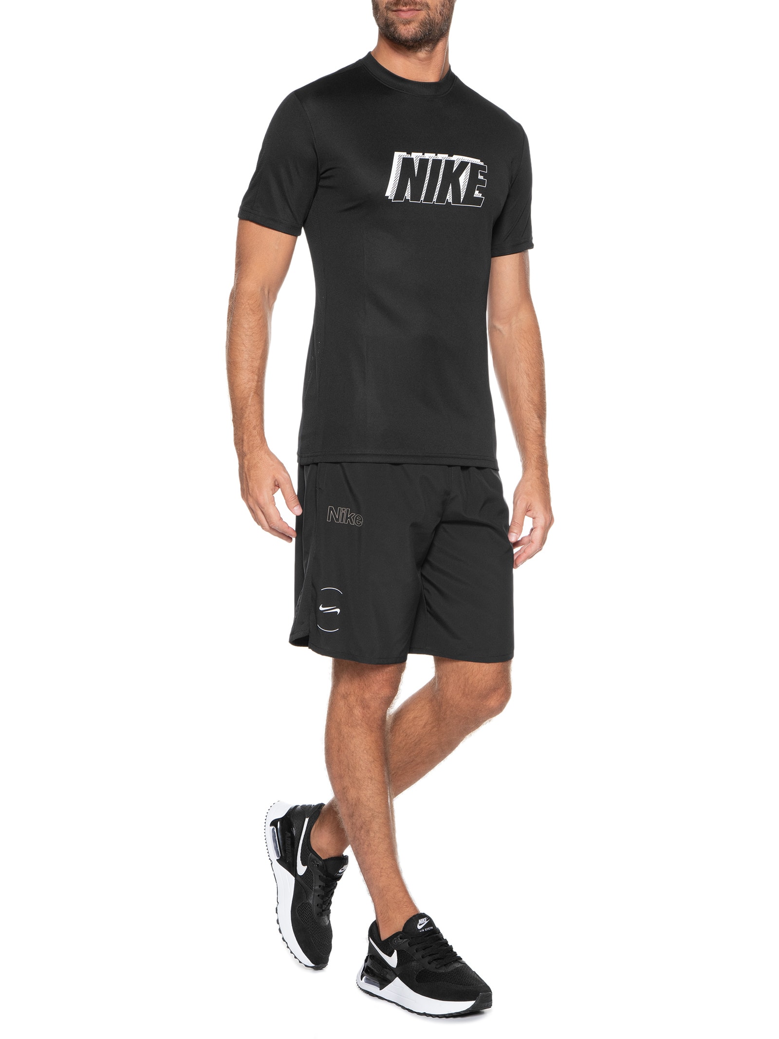 Camiseta Masculina Dri-FIT Global Football Preto Nike