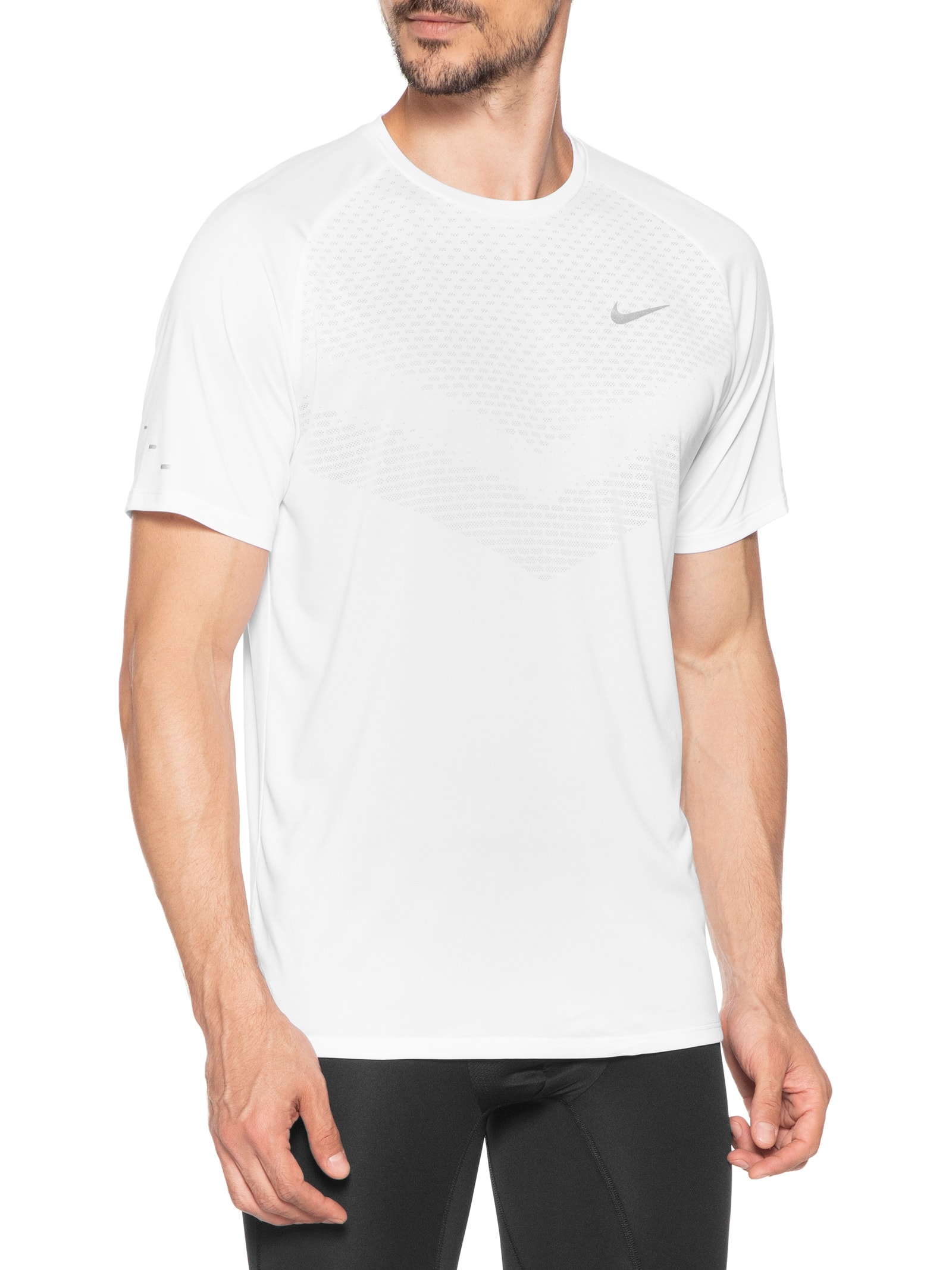 Camiseta Masculina Dri-Fit UV Miller Branco Nike