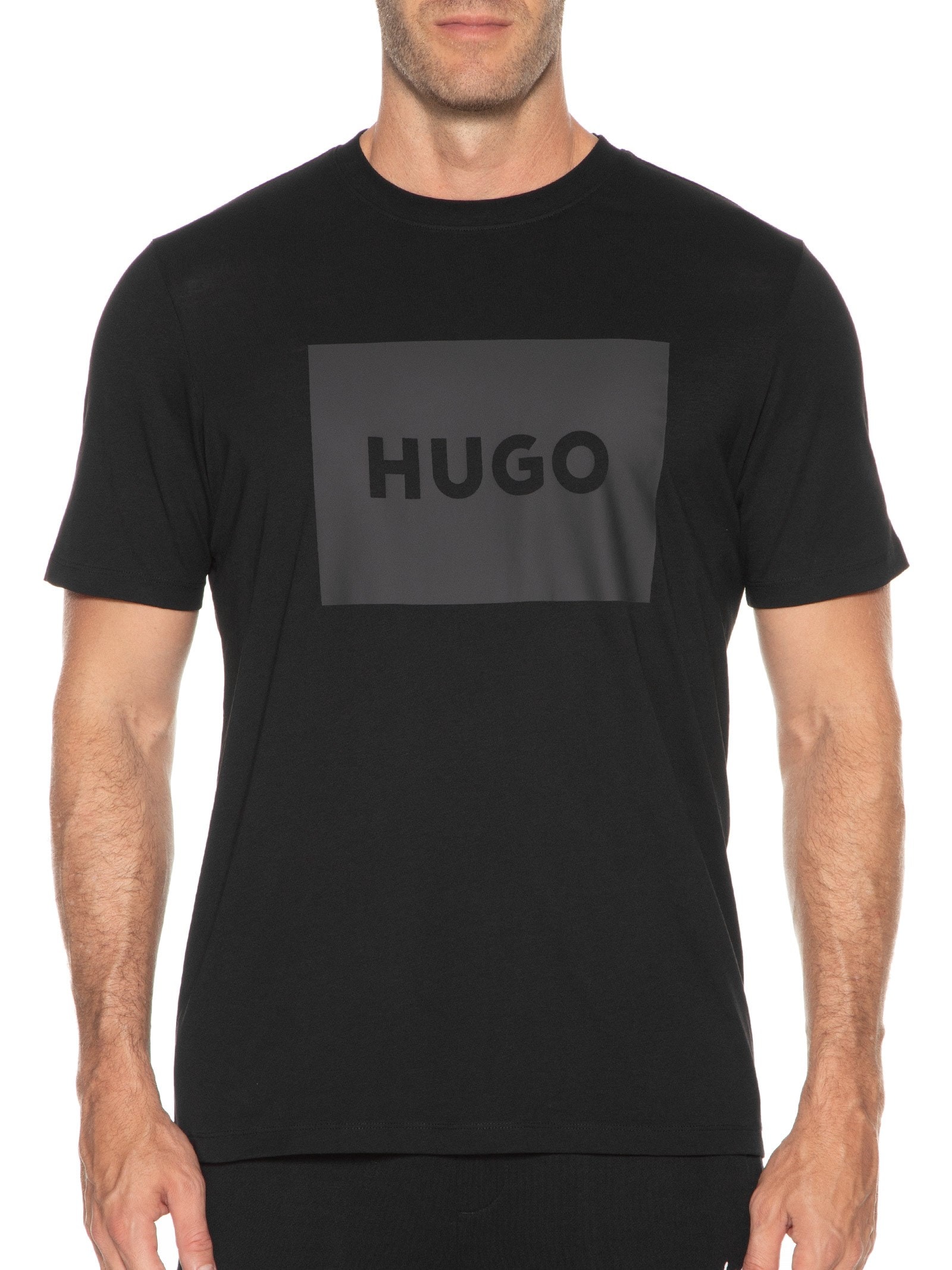 Camiseta Masculina Dulive Preto Hugo